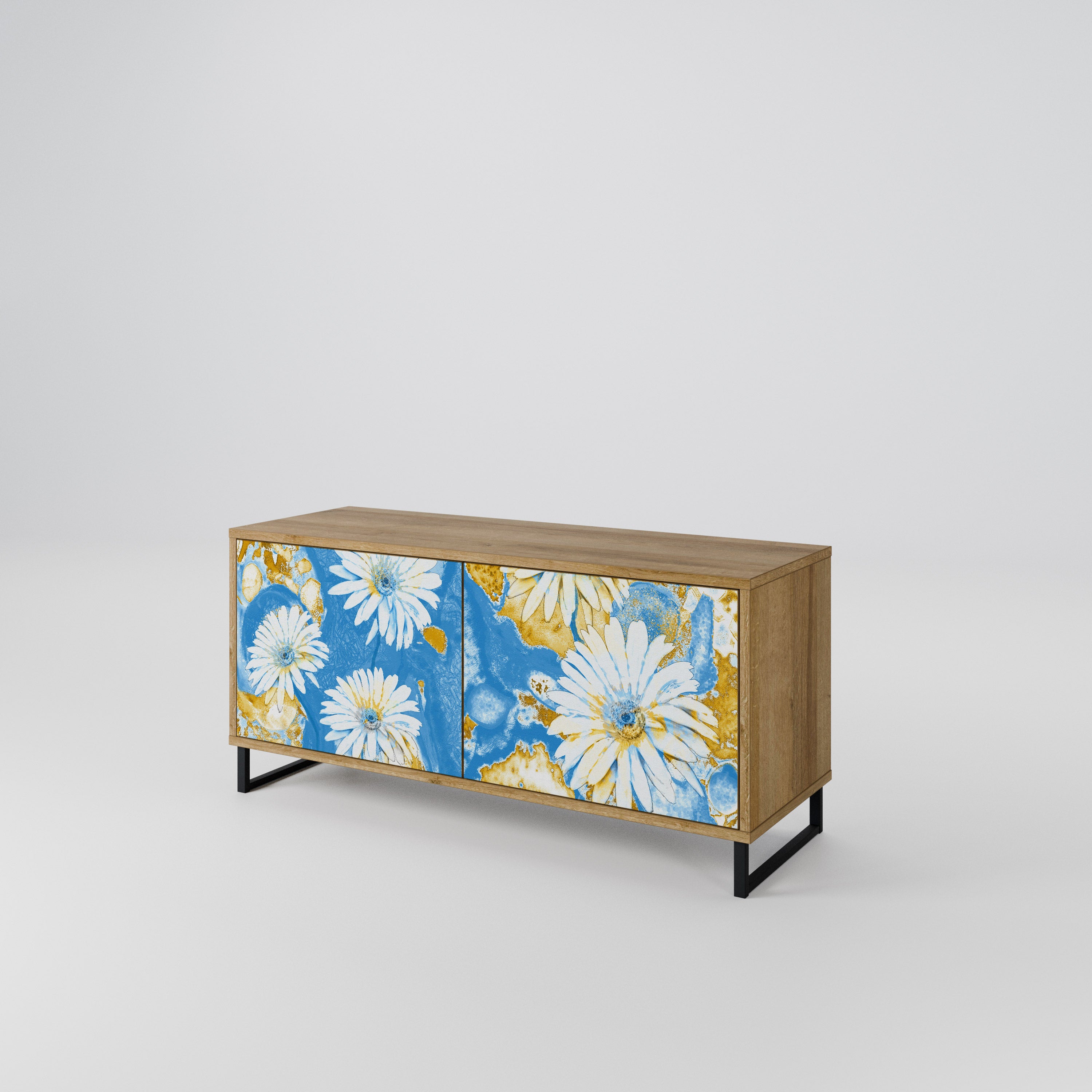 DAISY LUXE Kompaktowa szafka RTV 2-drzwiowa