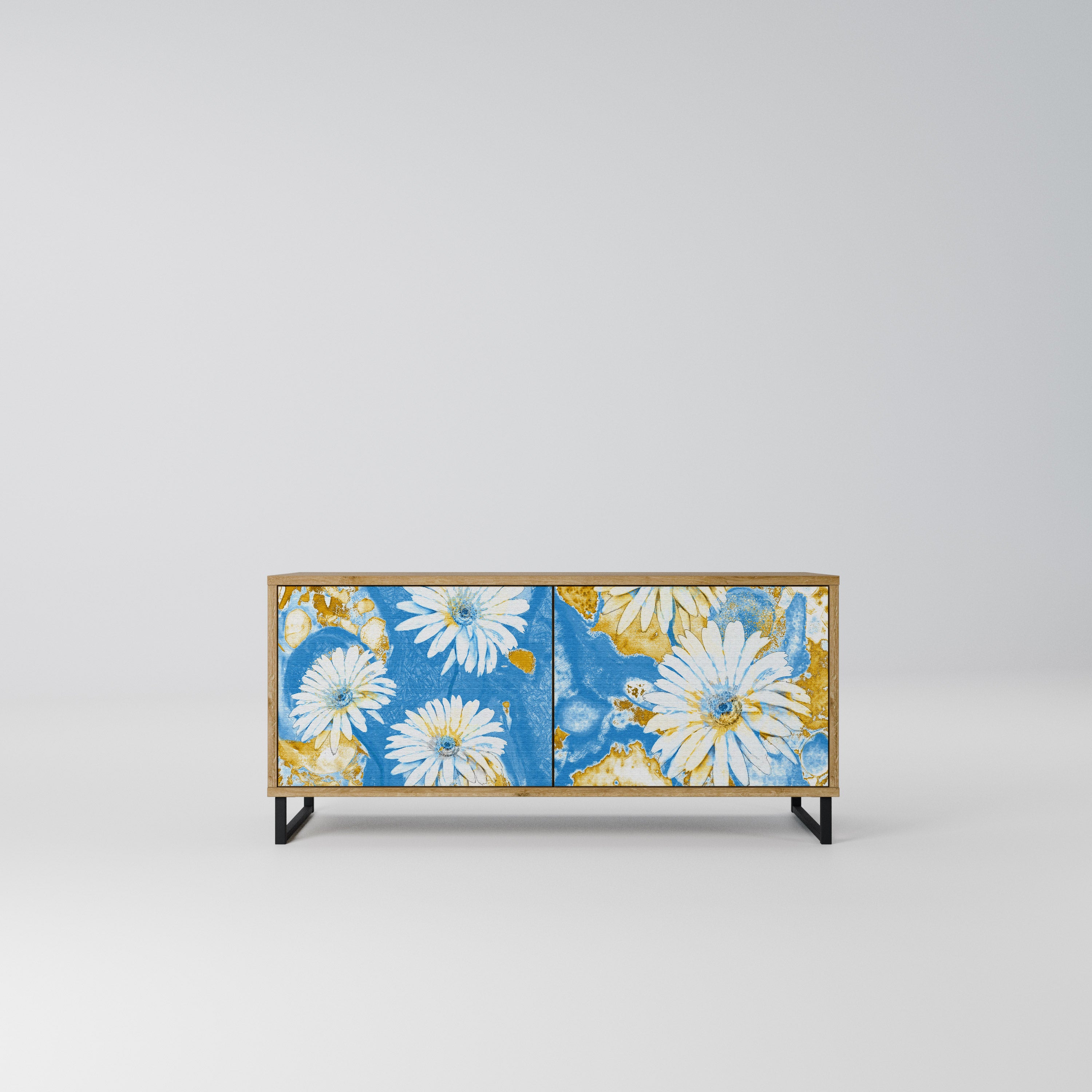 DAISY LUXE Kompaktowa szafka RTV 2-drzwiowa
