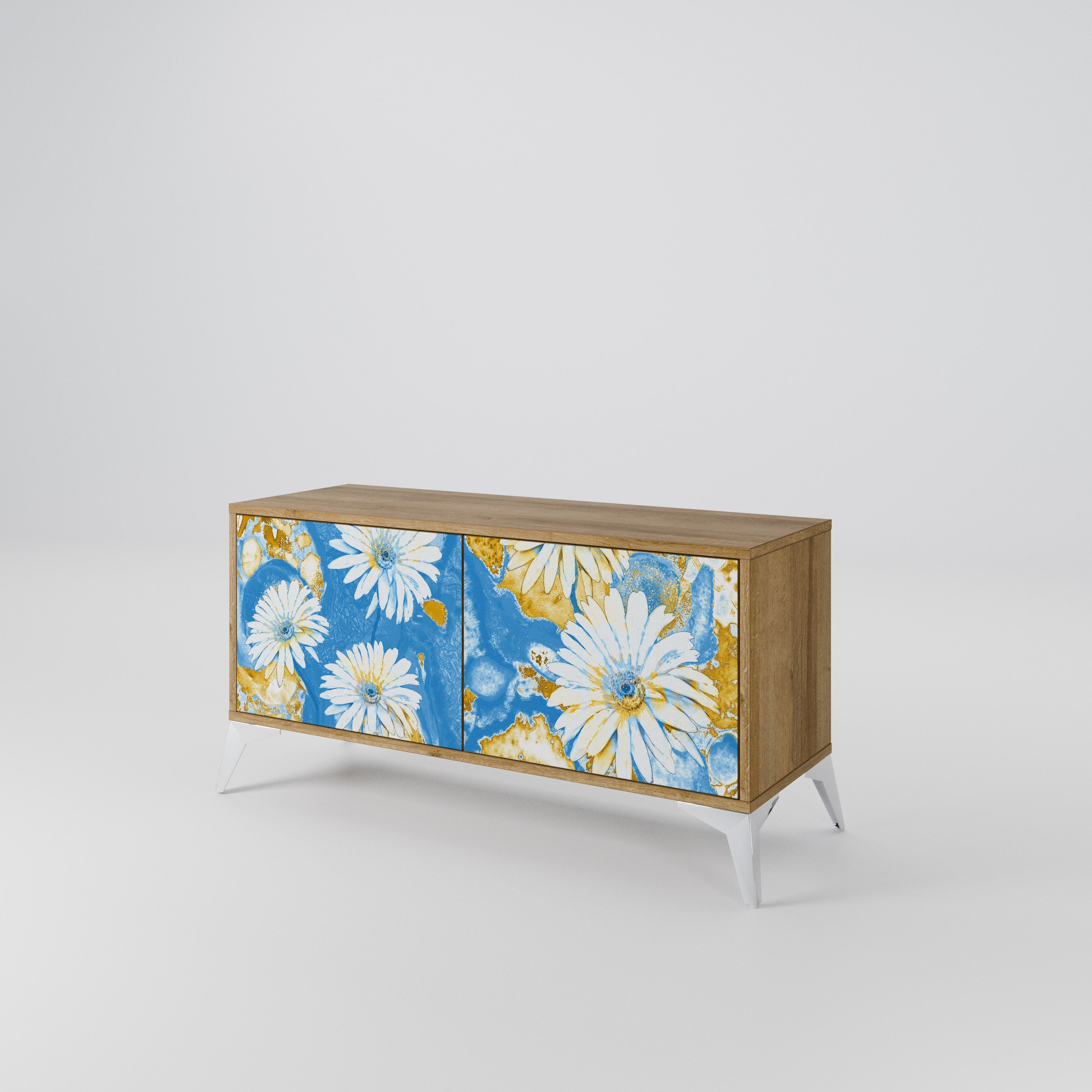 DAISY LUXE Kompaktowa szafka RTV 2-drzwiowa