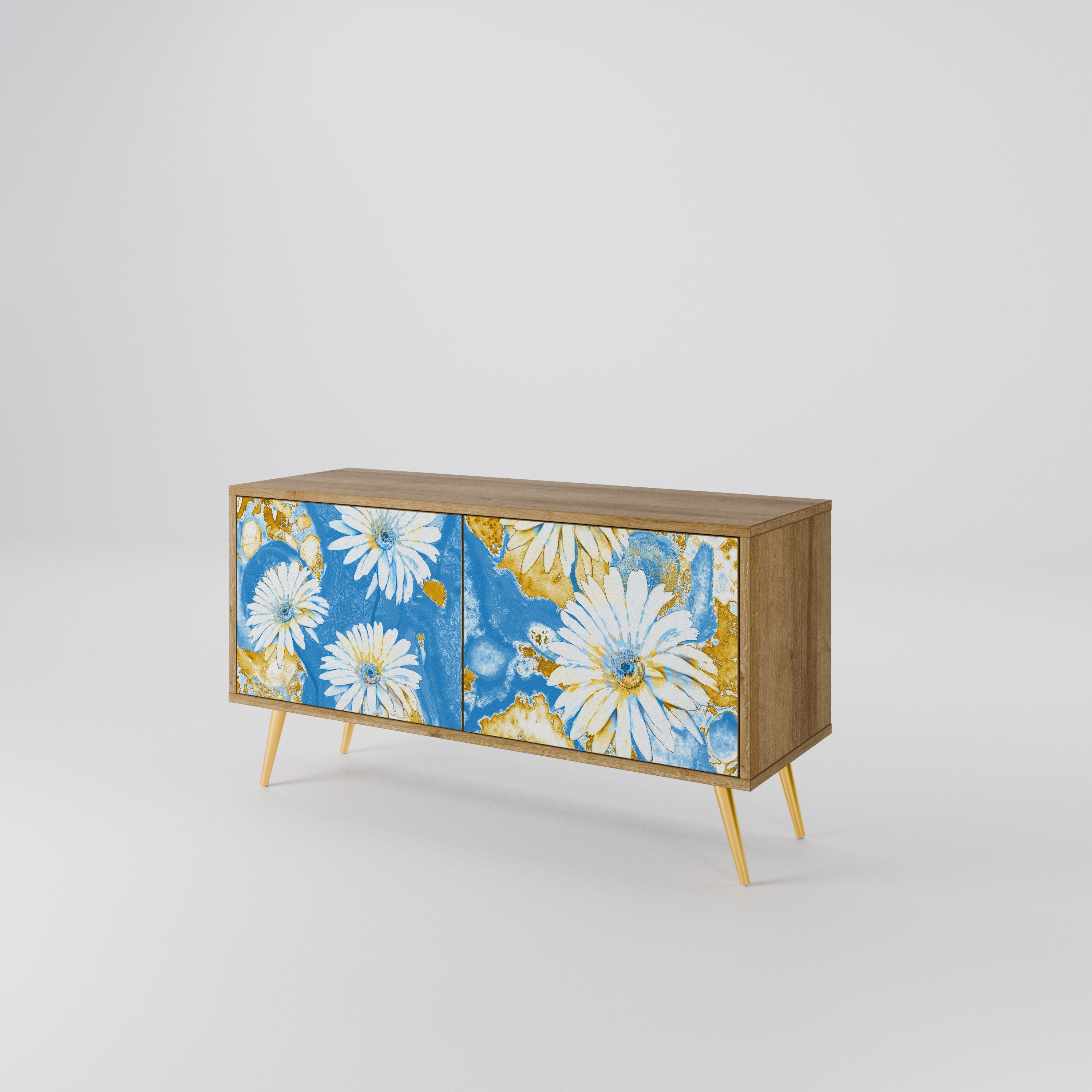 DAISY LUXE Kompaktowa szafka RTV 2-drzwiowa