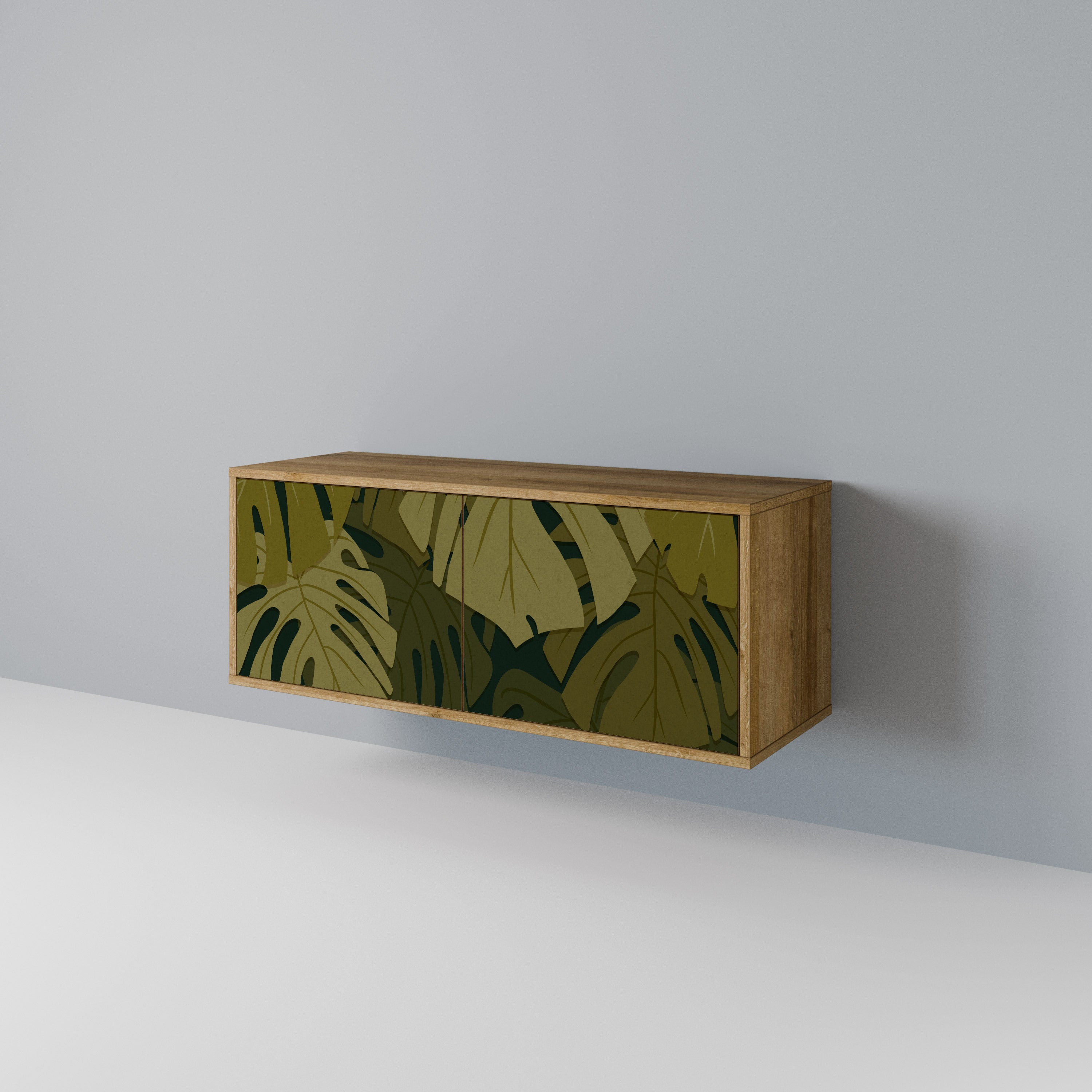 TROPICAL BEAUTY Kompaktowa szafka RTV 2-drzwiowa