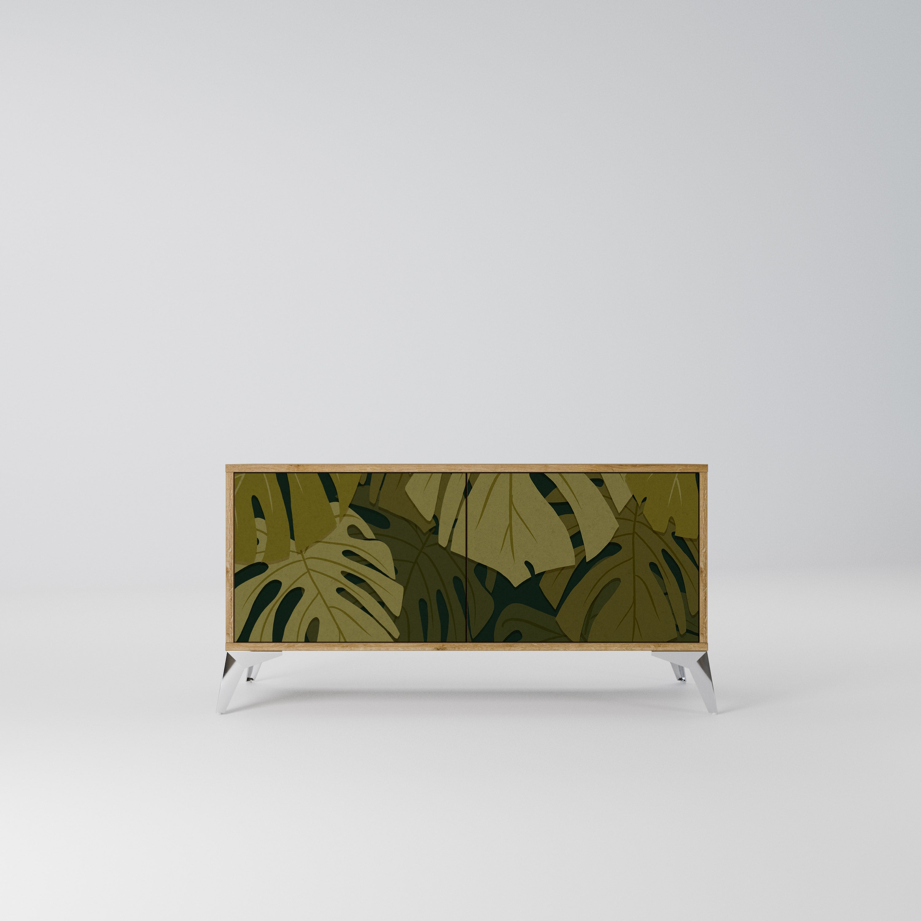 TROPICAL BEAUTY Kompaktowa szafka RTV 2-drzwiowa