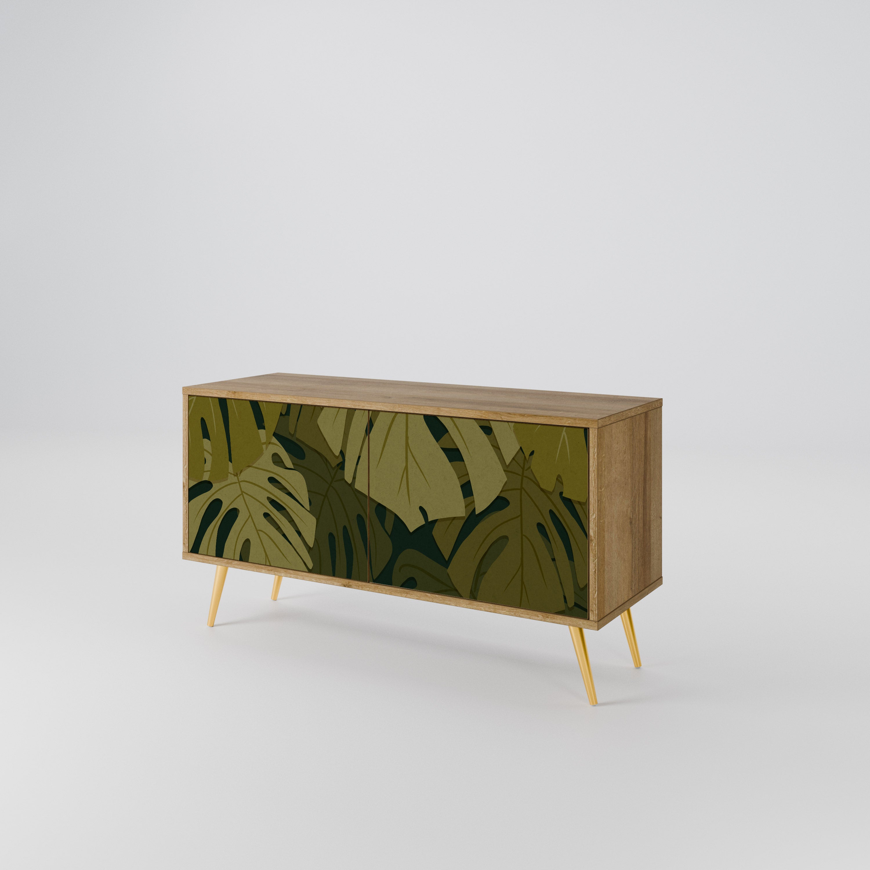 TROPICAL BEAUTY Kompaktowa szafka RTV 2-drzwiowa