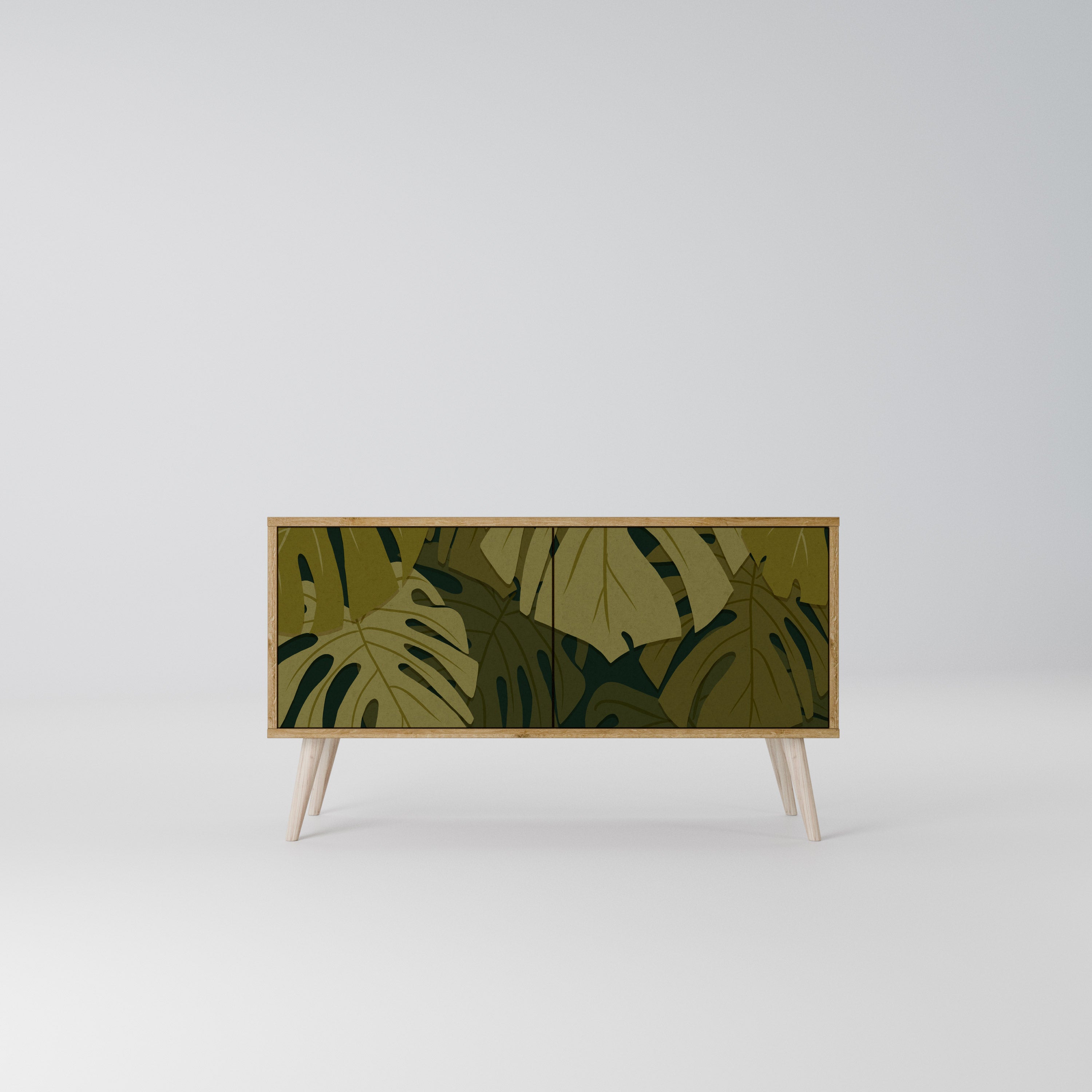 TROPICAL BEAUTY Kompaktowa szafka RTV 2-drzwiowa