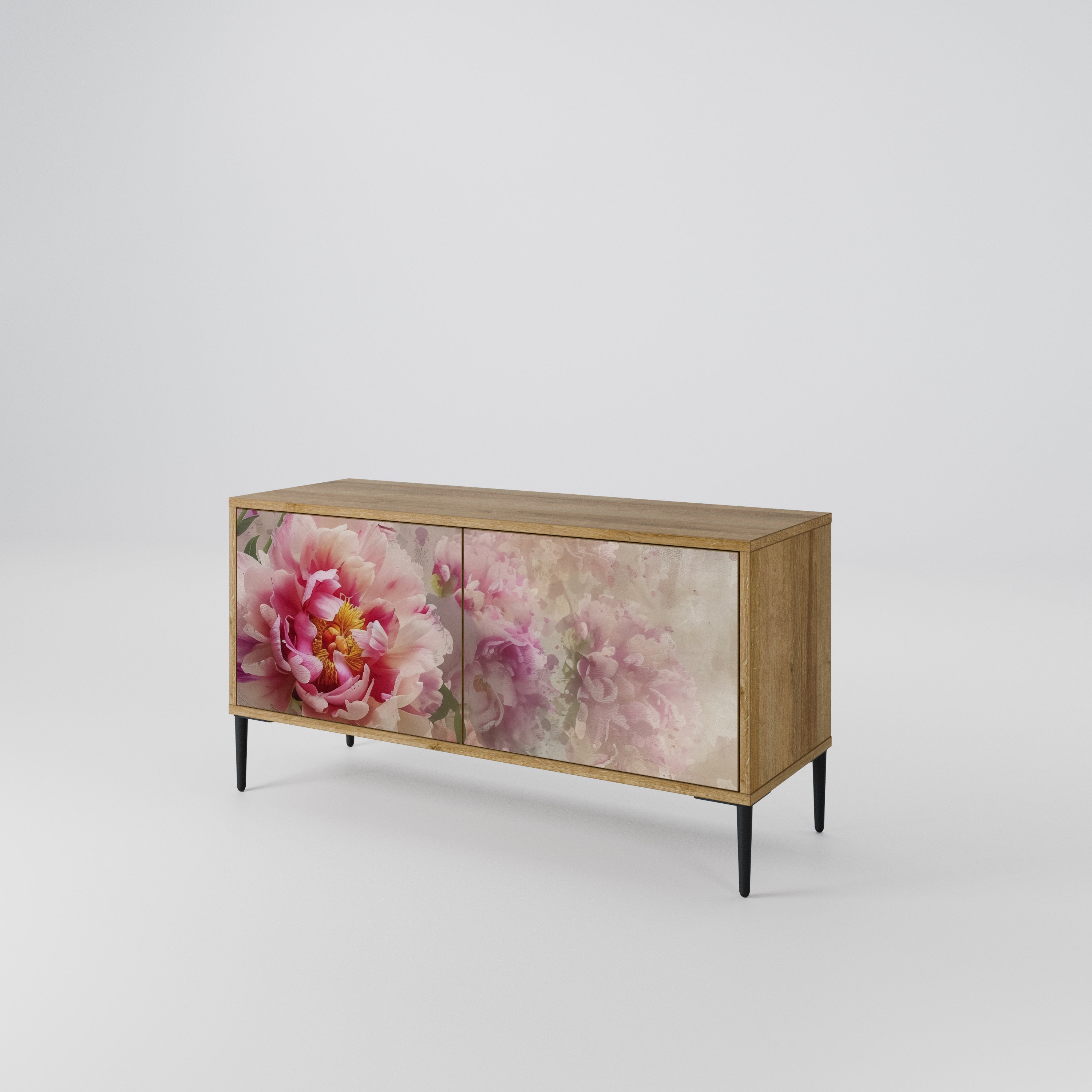 PEONY WHISPER Kompaktowa szafka RTV 2-drzwiowa