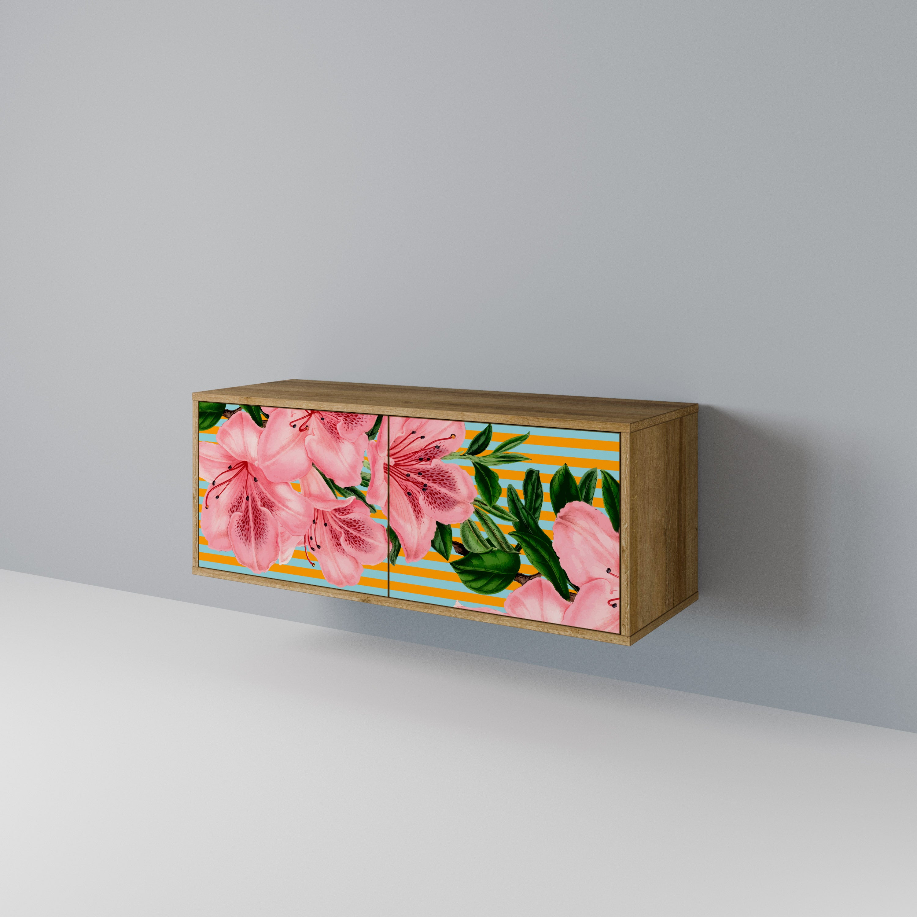 FRAGILE BEAUTY Kompaktowa szafka RTV 2-drzwiowa