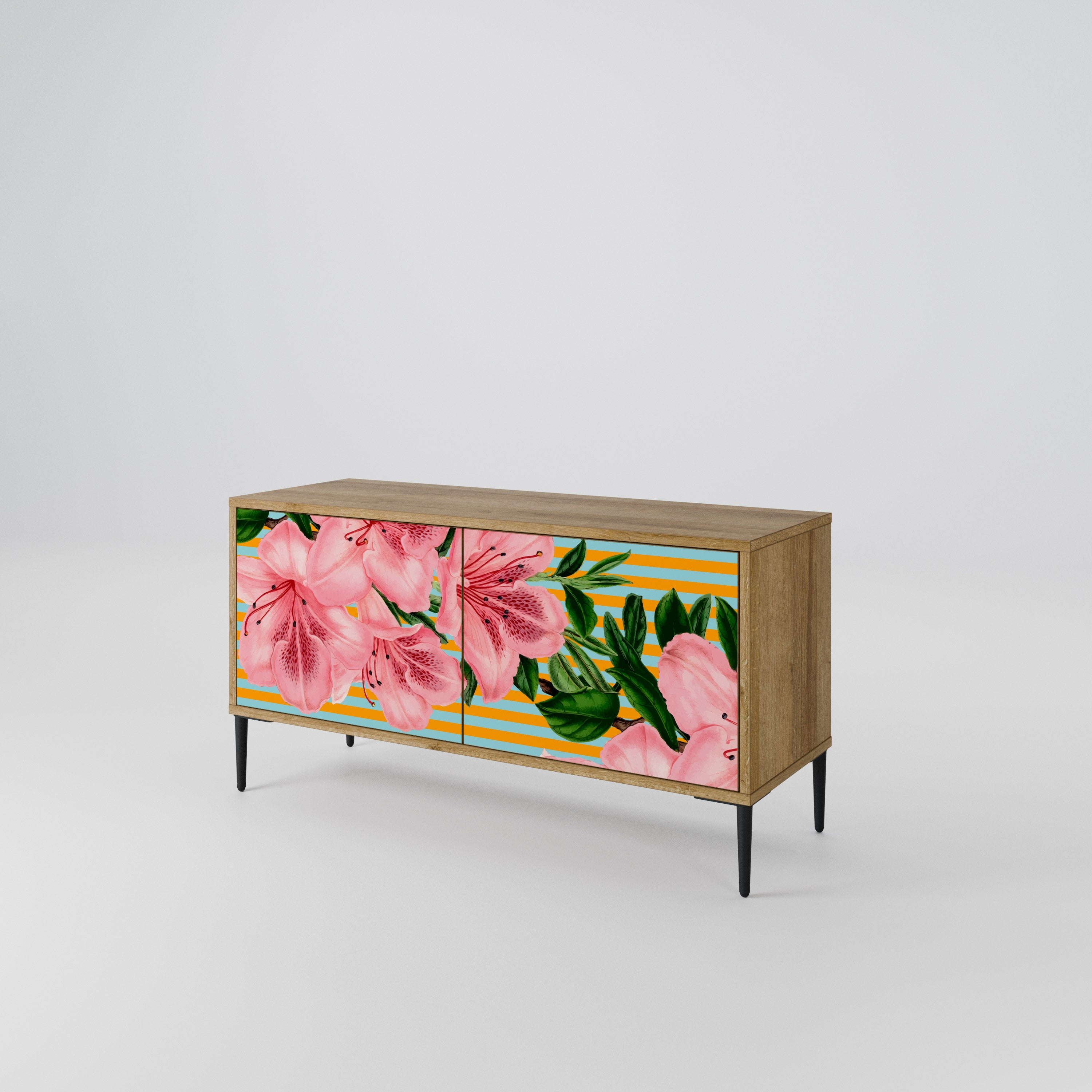 FRAGILE BEAUTY Kompaktowa szafka RTV 2-drzwiowa