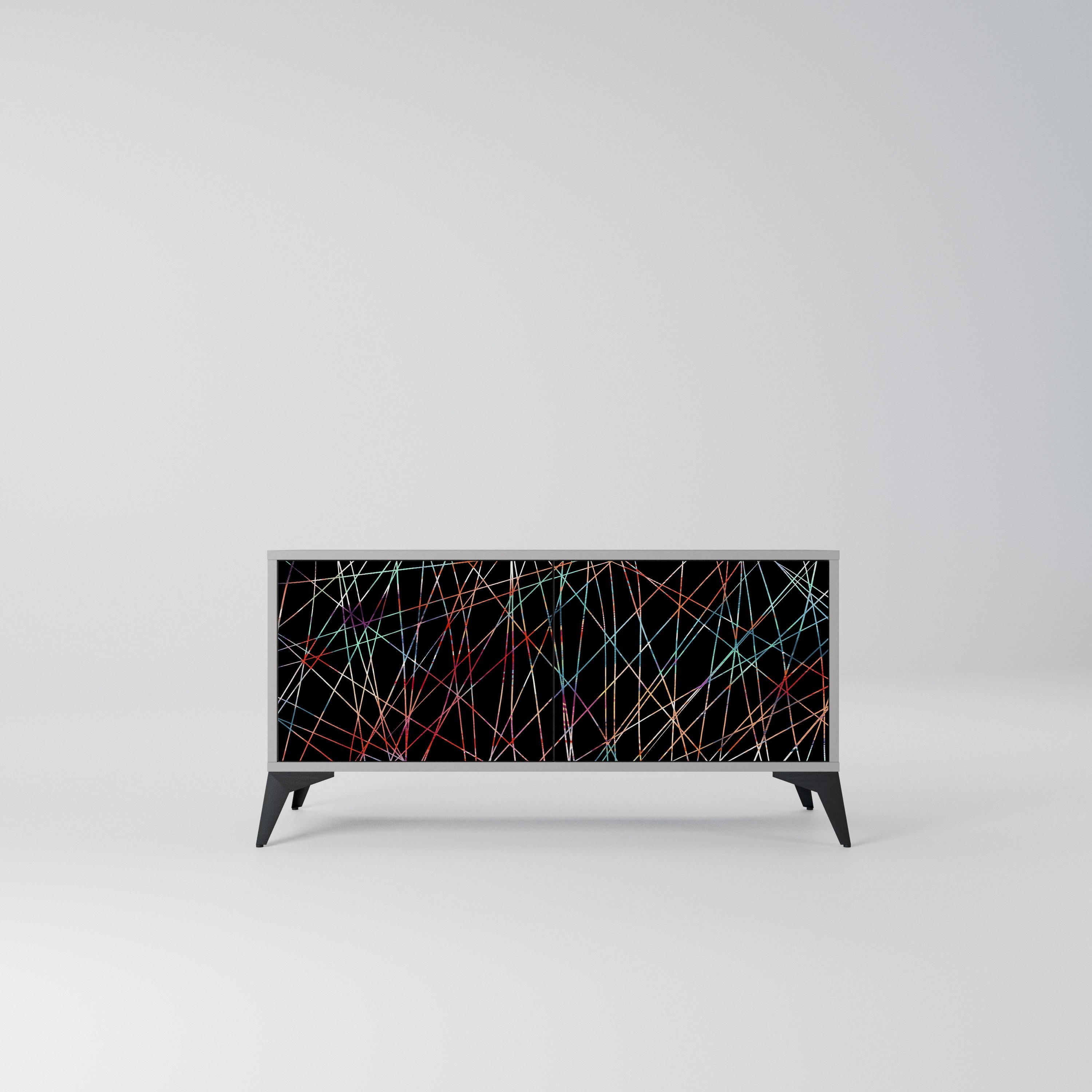 LUMINOUS SNARE Kompaktowa szafka RTV 2-drzwiowa