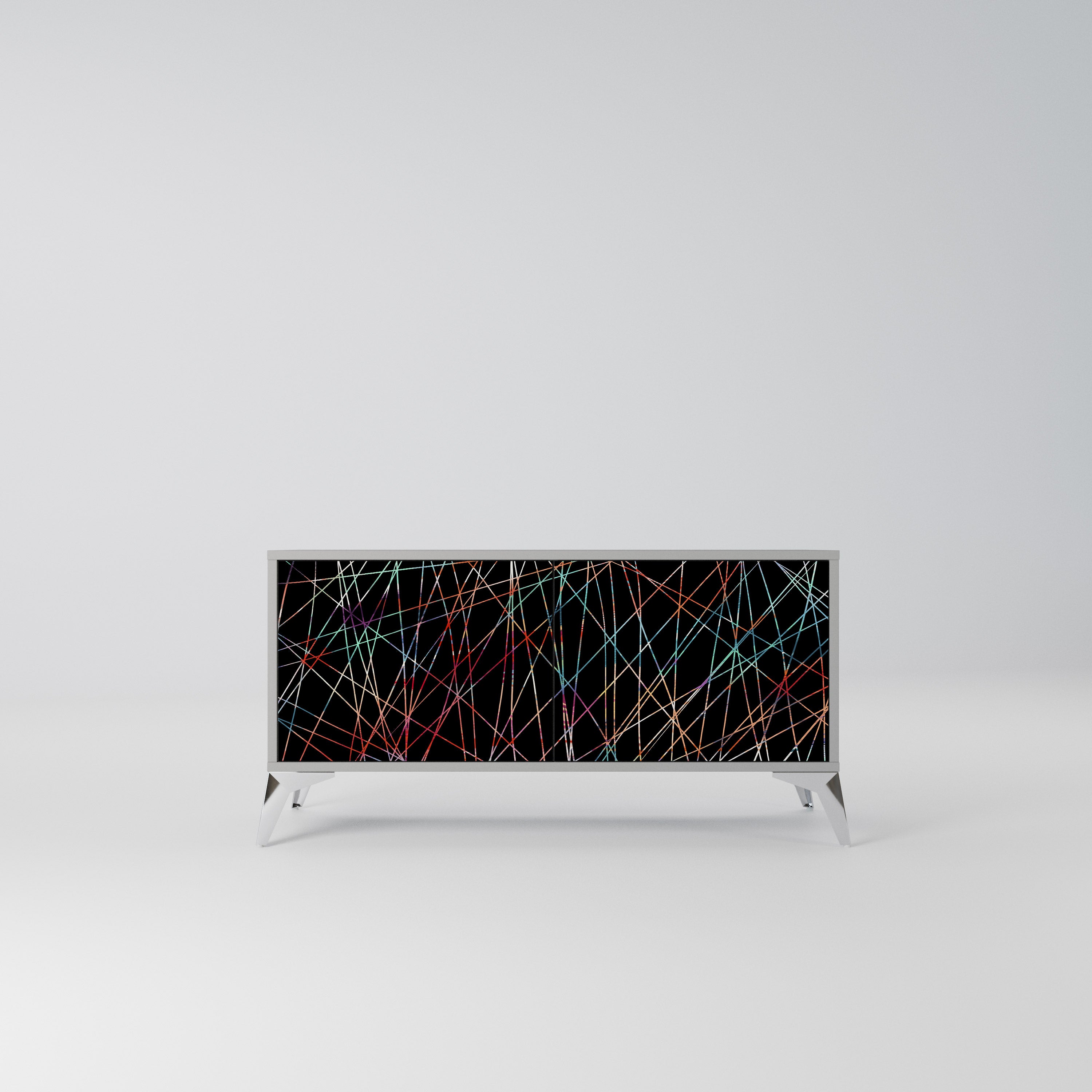 LUMINOUS SNARE Kompaktowa szafka RTV 2-drzwiowa