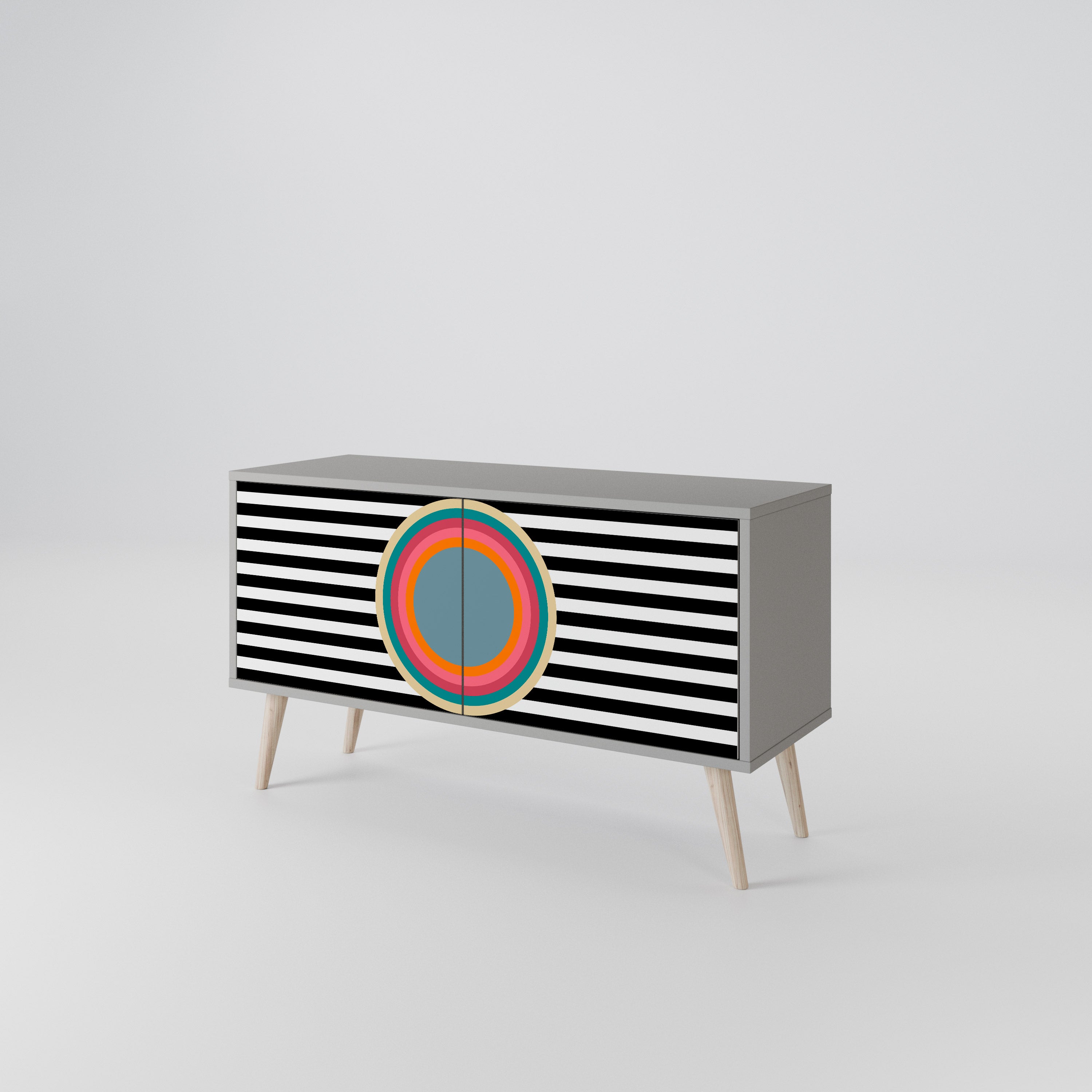 SPECTRA SHOWCASE Kompaktowa szafka RTV 2-drzwiowa