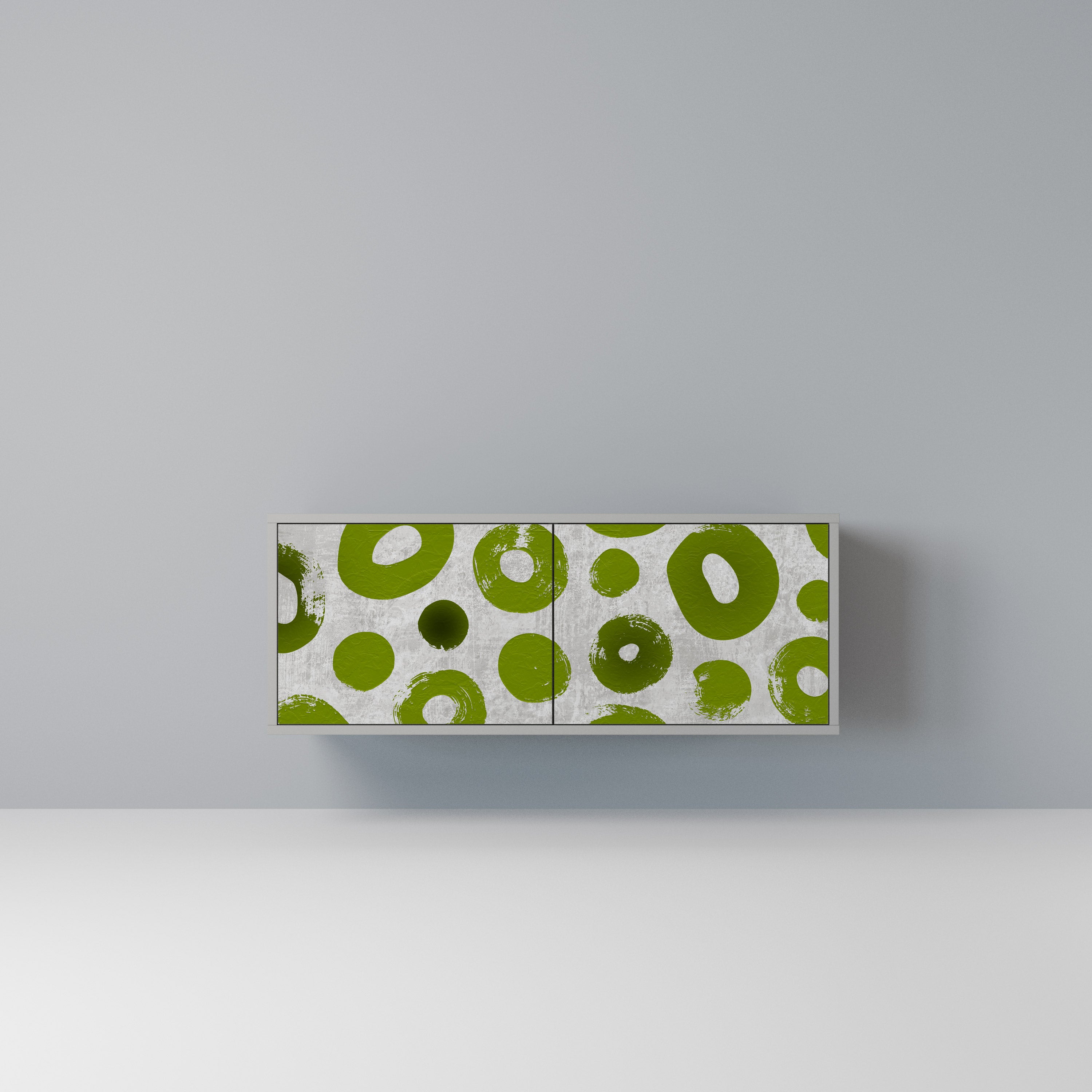 GREEN RHAPSODY Kompaktowa szafka RTV 2-drzwiowa