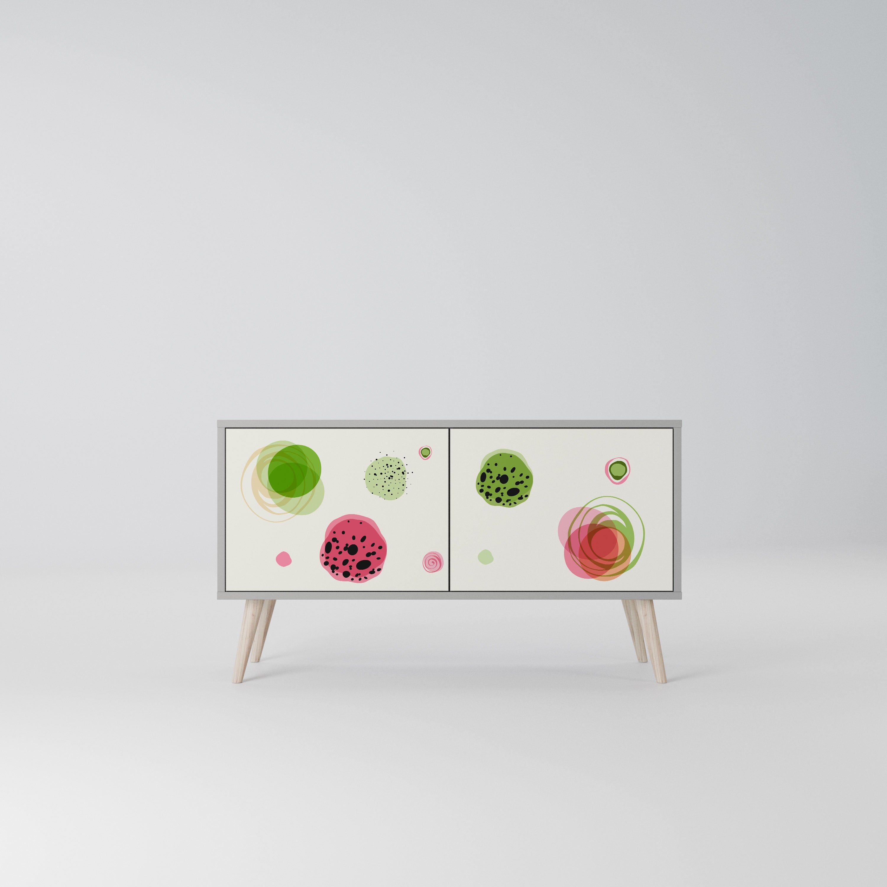 COLORFUL COSMOS Kompaktowa szafka RTV 2-drzwiowa