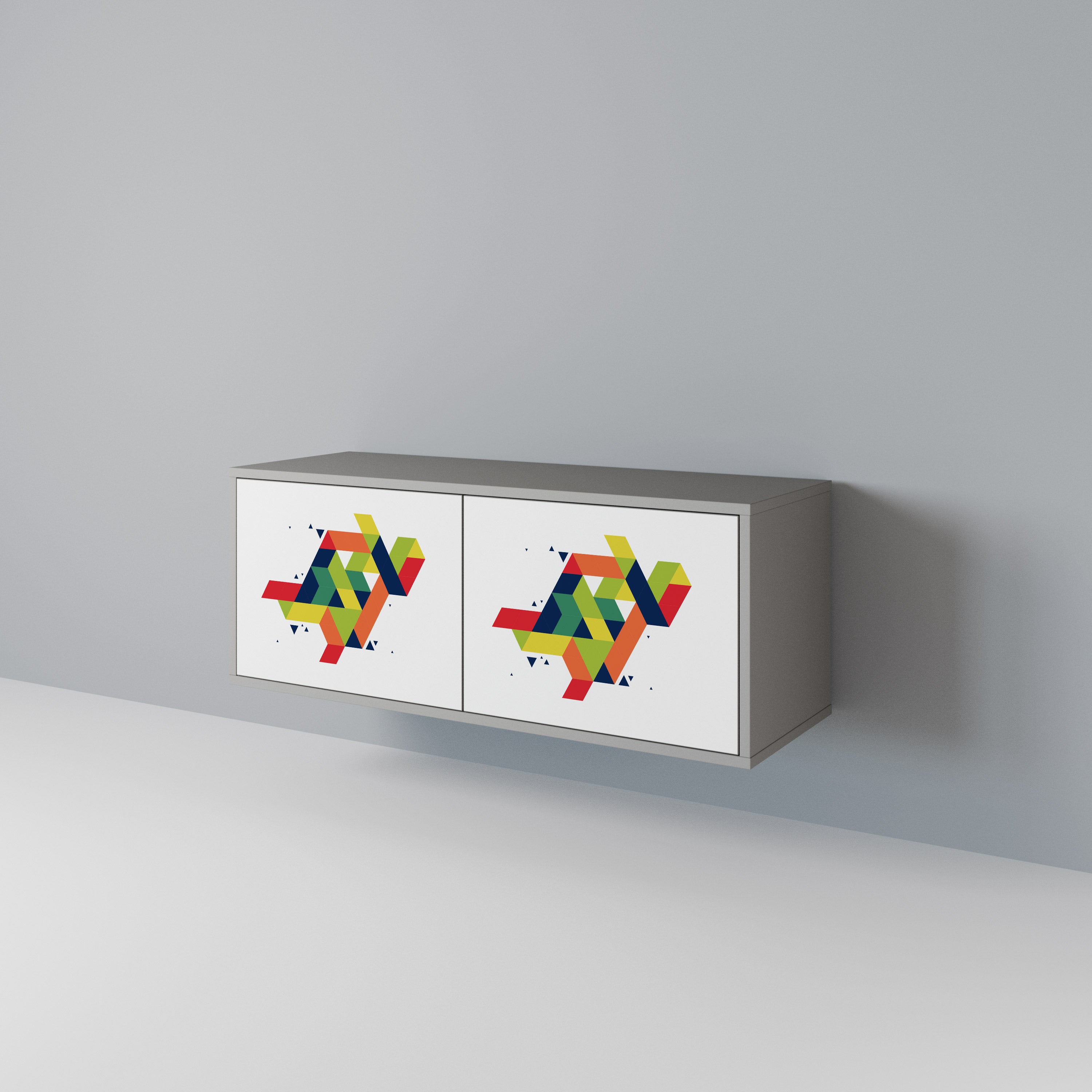 FUTURE SIGN Kompaktowa szafka RTV 2-drzwiowa