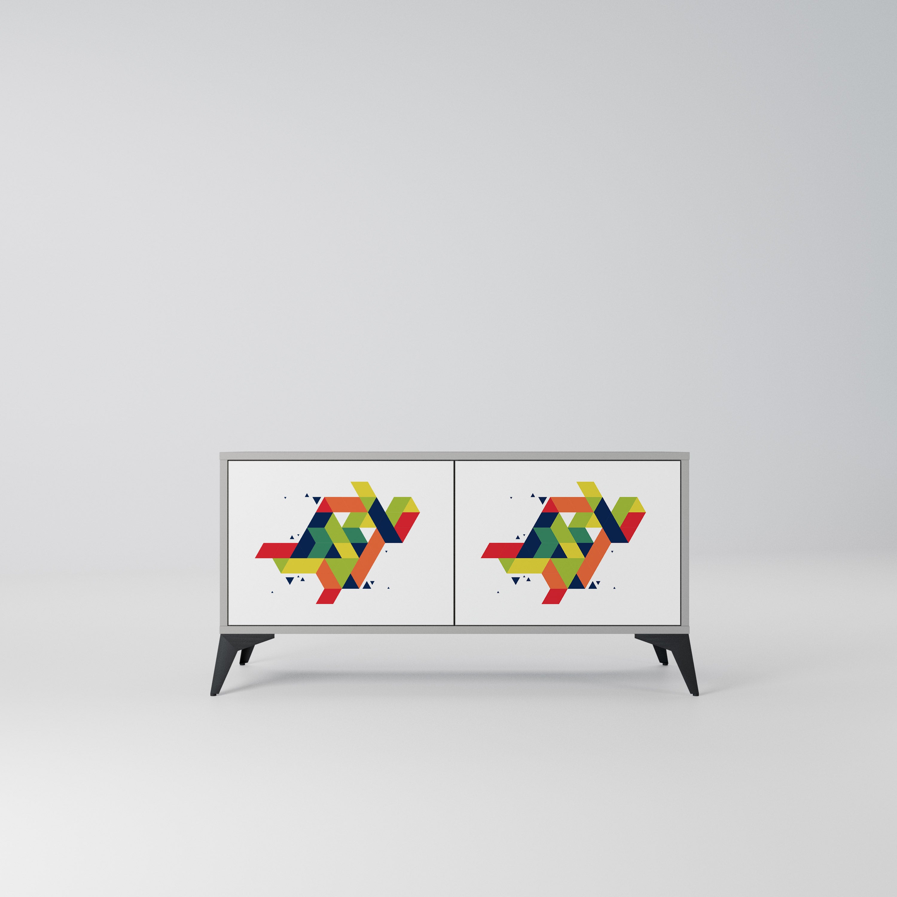 FUTURE SIGN Kompaktowa szafka RTV 2-drzwiowa