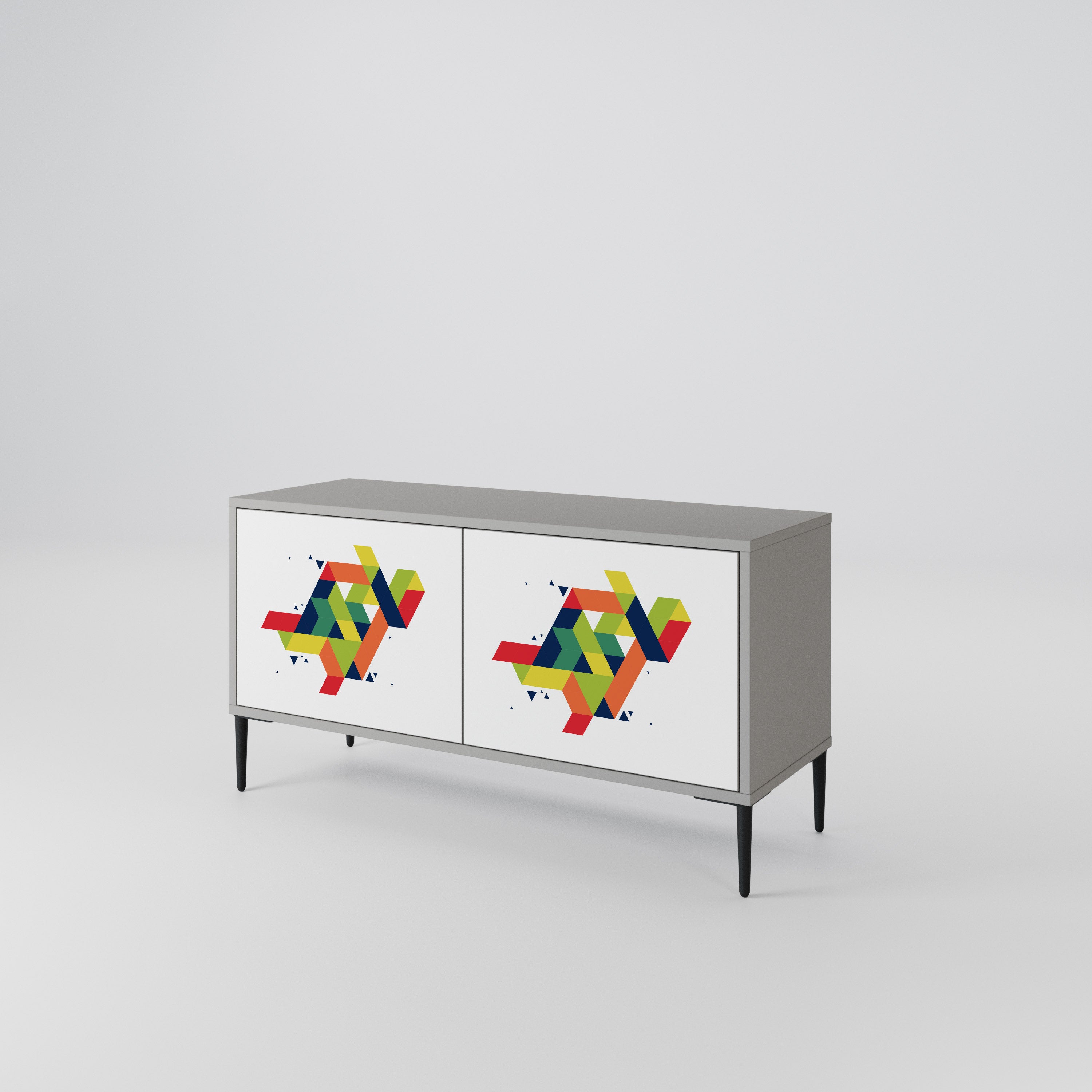 FUTURE SIGN Kompaktowa szafka RTV 2-drzwiowa