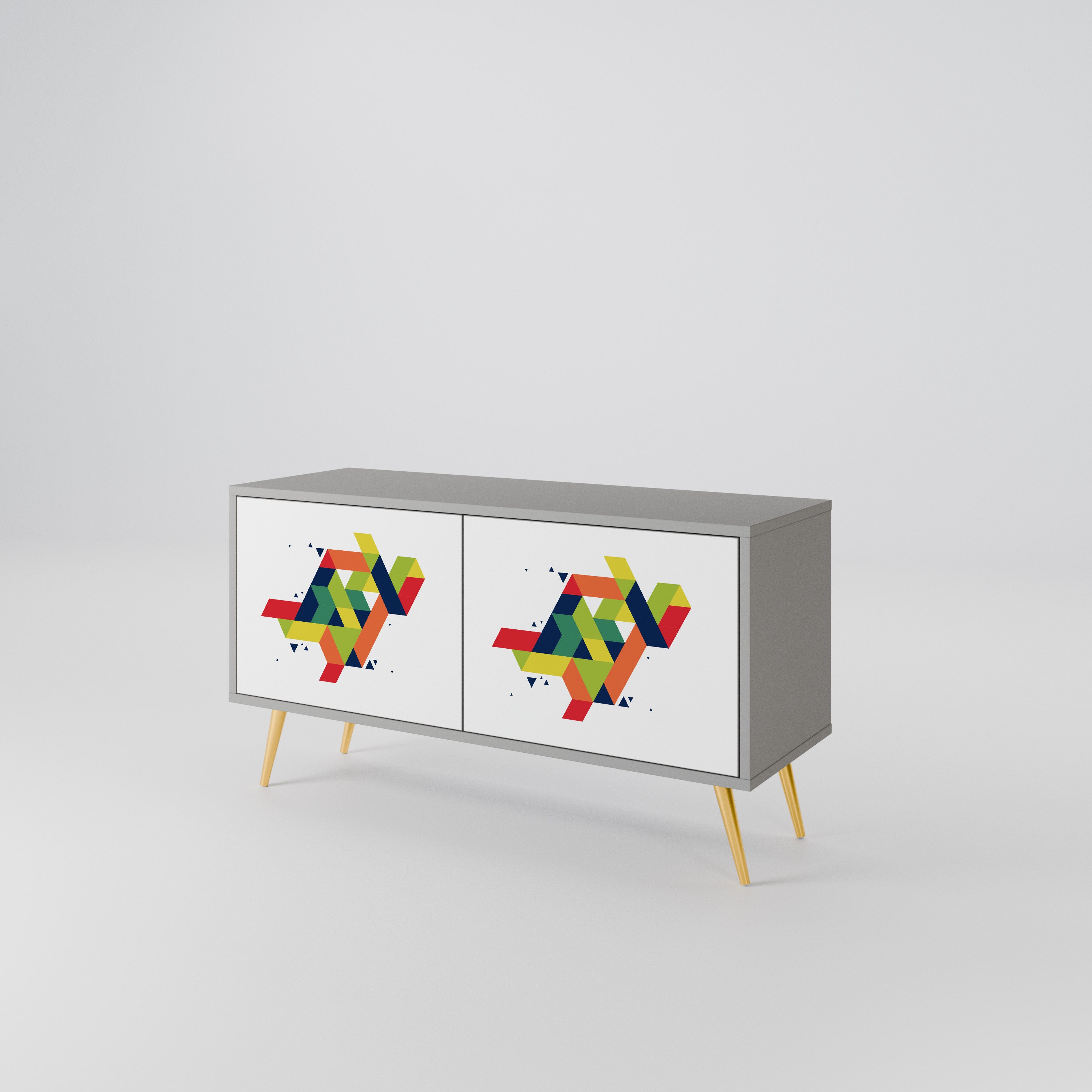 FUTURE SIGN Kompaktowa szafka RTV 2-drzwiowa