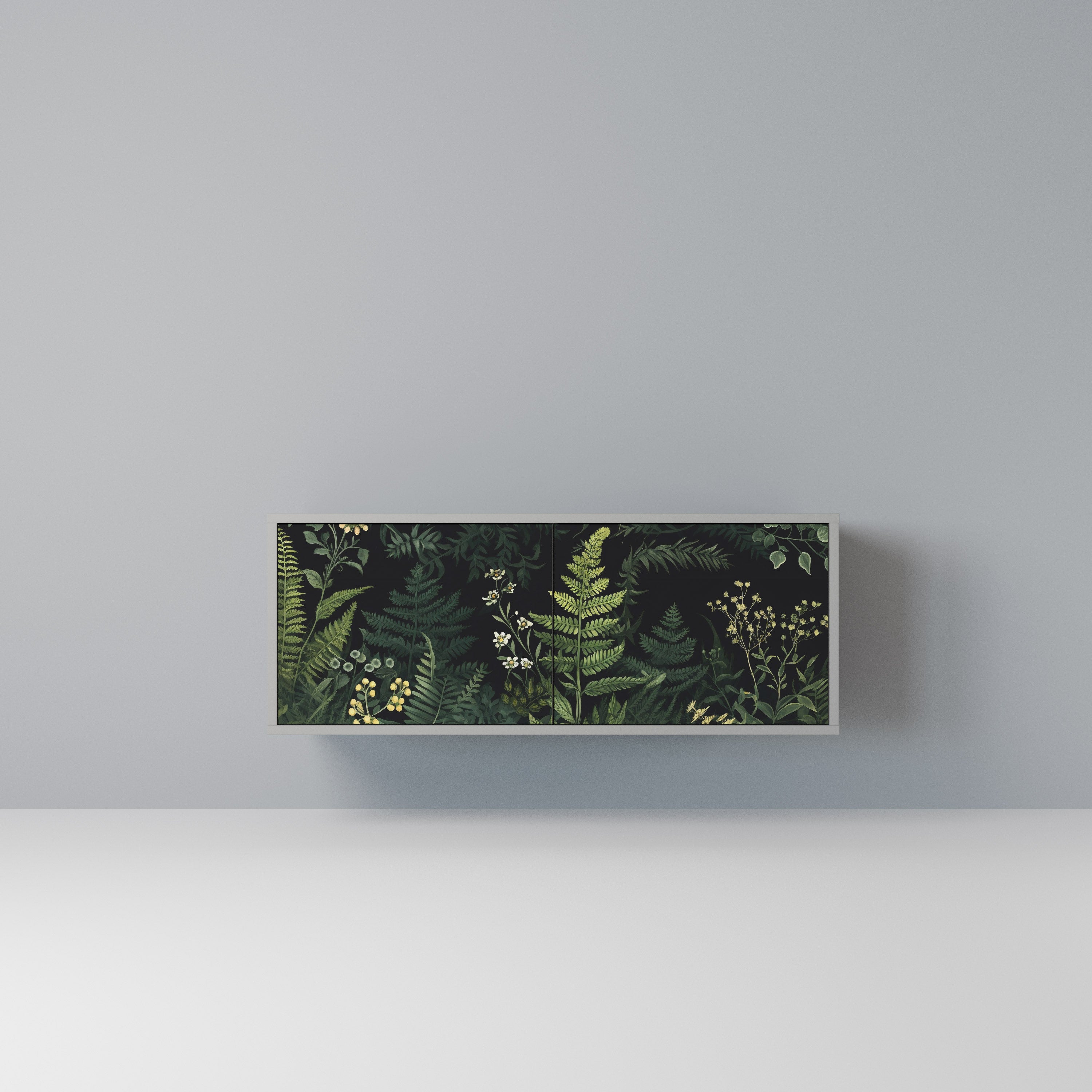 FERN FLOWERS Kompaktowa szafka RTV 2-drzwiowa