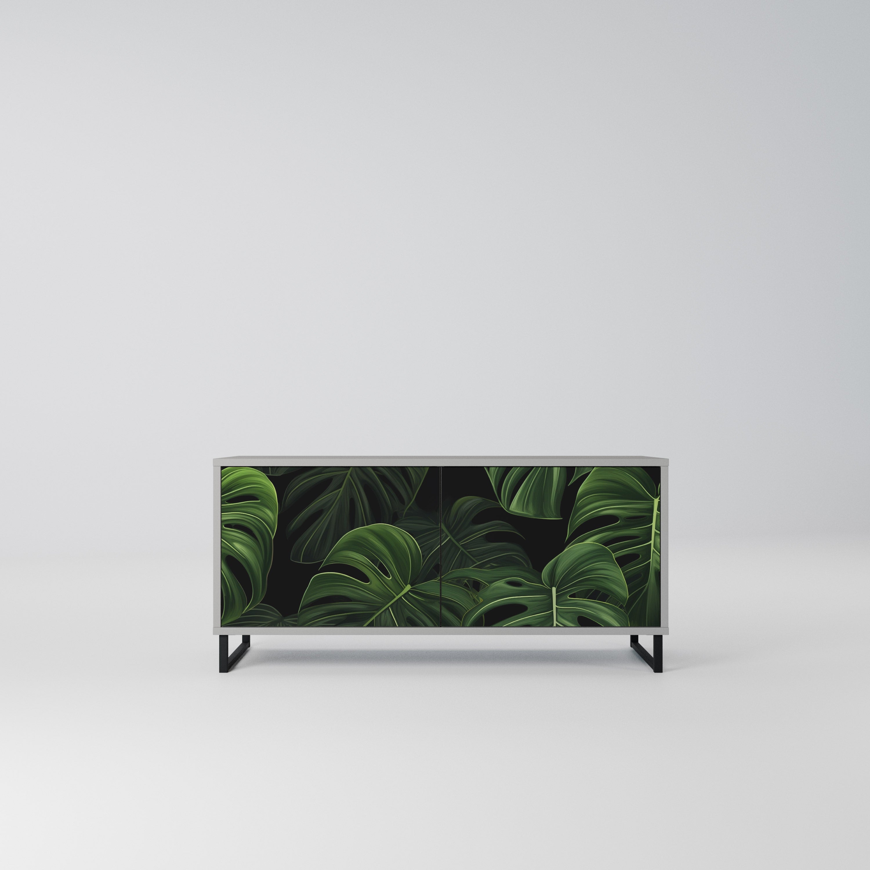 INFINITE MONSTERA Kompaktowa szafka RTV 2-drzwiowa