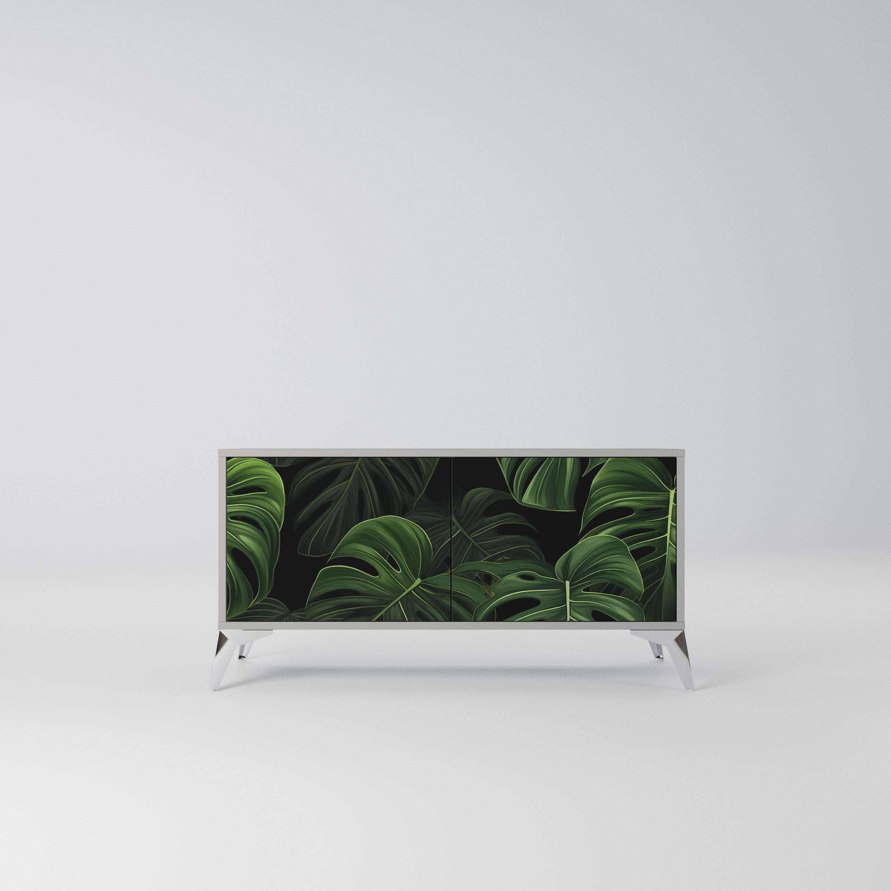 INFINITE MONSTERA Kompaktowa szafka RTV 2-drzwiowa