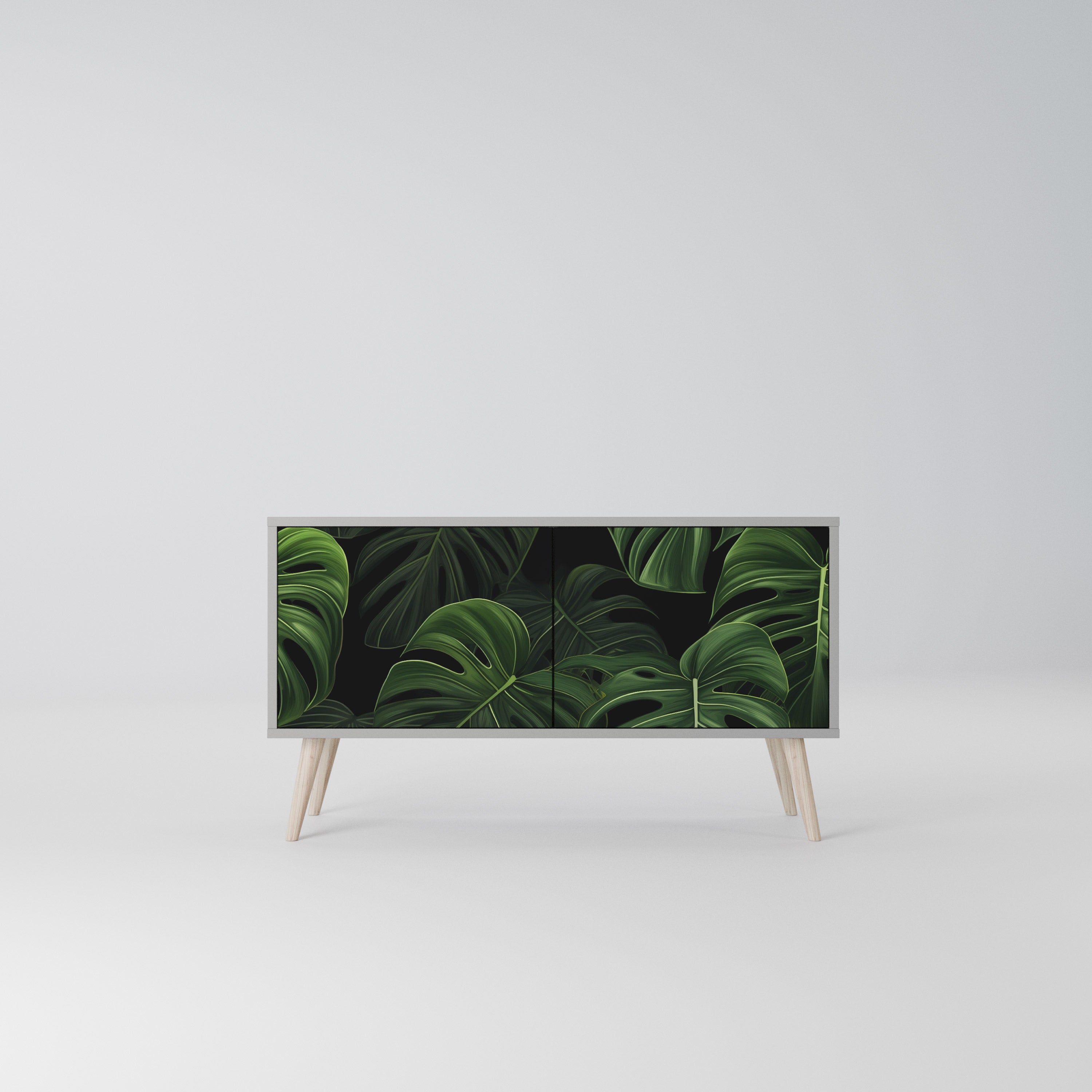 INFINITE MONSTERA Kompaktowa szafka RTV 2-drzwiowa