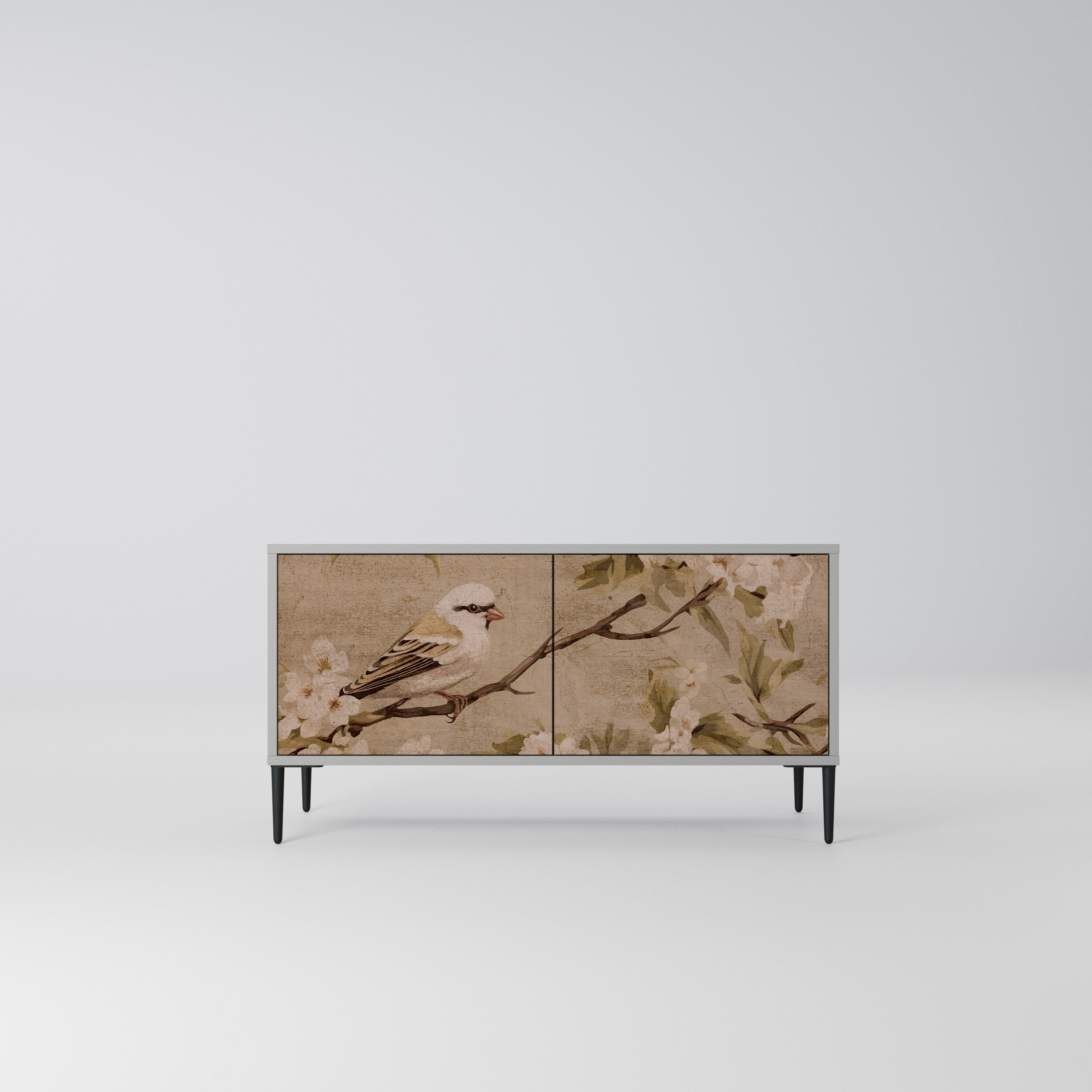 PETAL DISTINGUISH Kompaktowa szafka RTV 2-drzwiowa