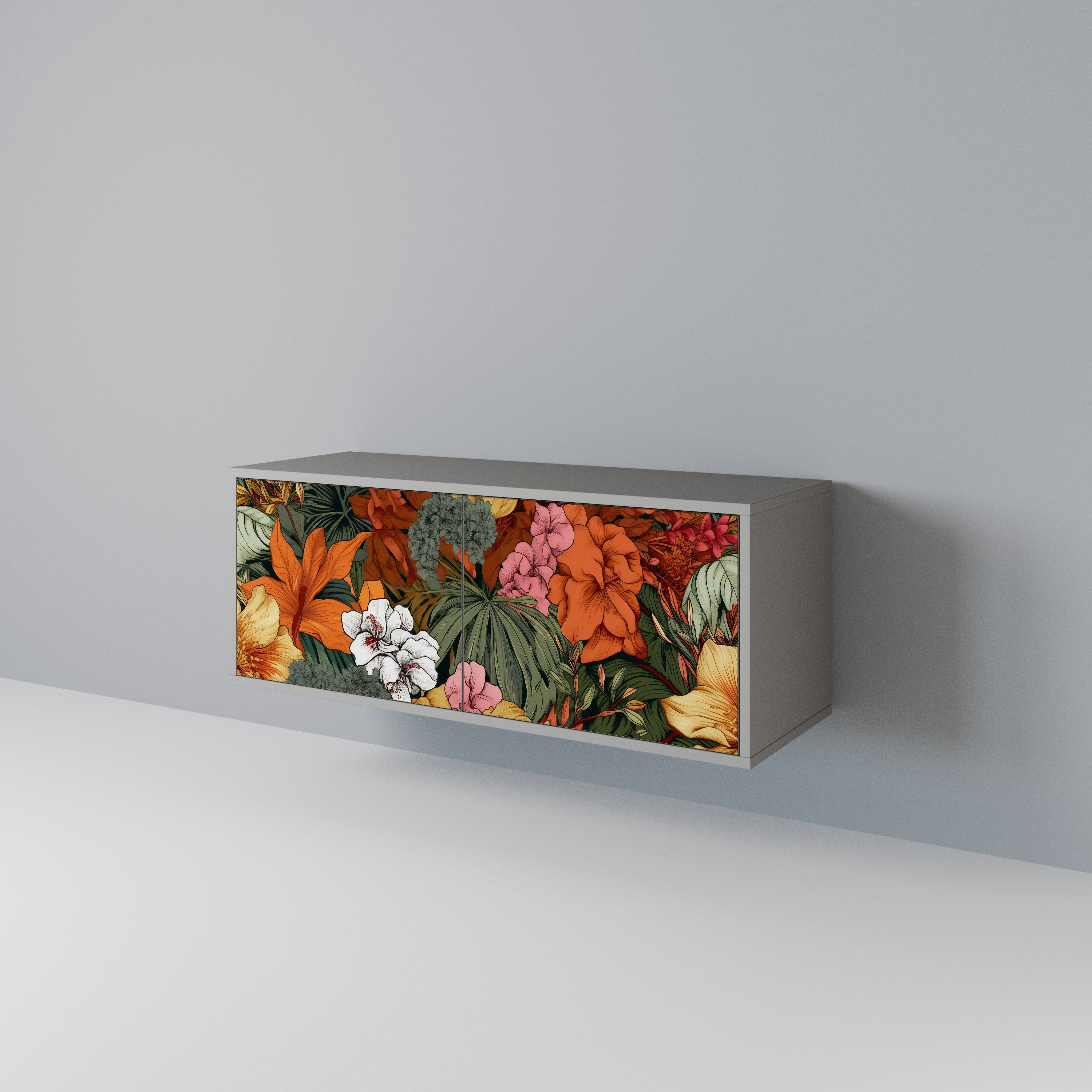 RADIANT FLORA Kompaktowa szafka RTV 2-drzwiowa