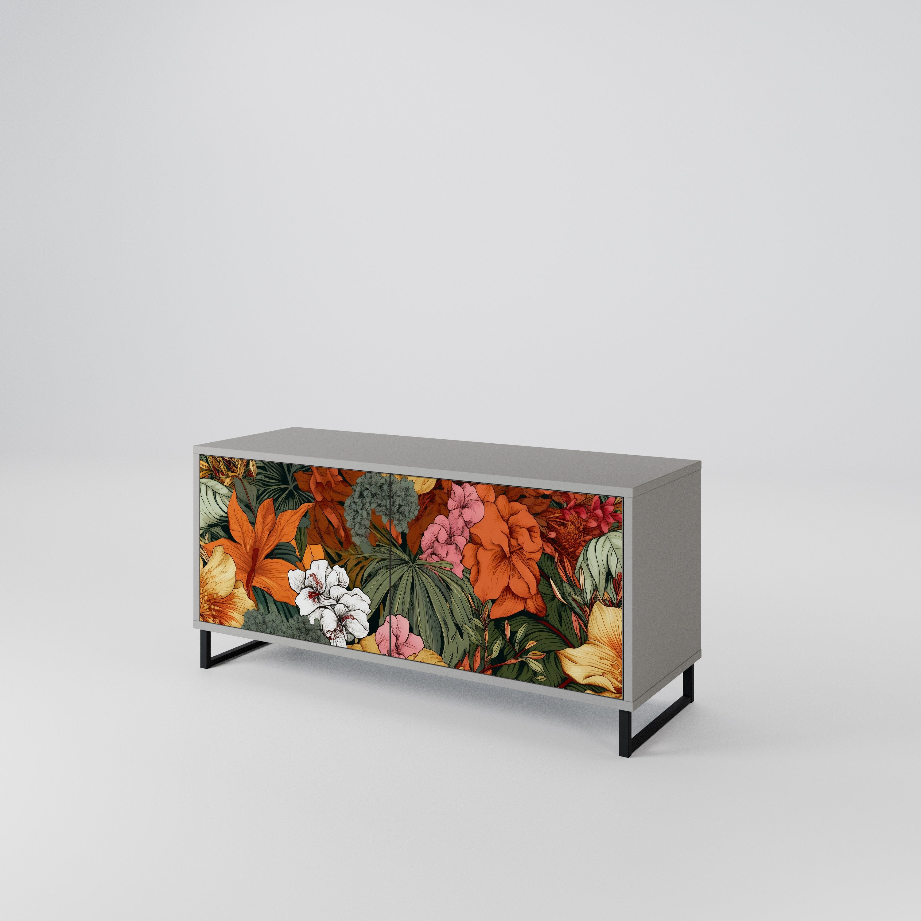 RADIANT FLORA Kompaktowa szafka RTV 2-drzwiowa