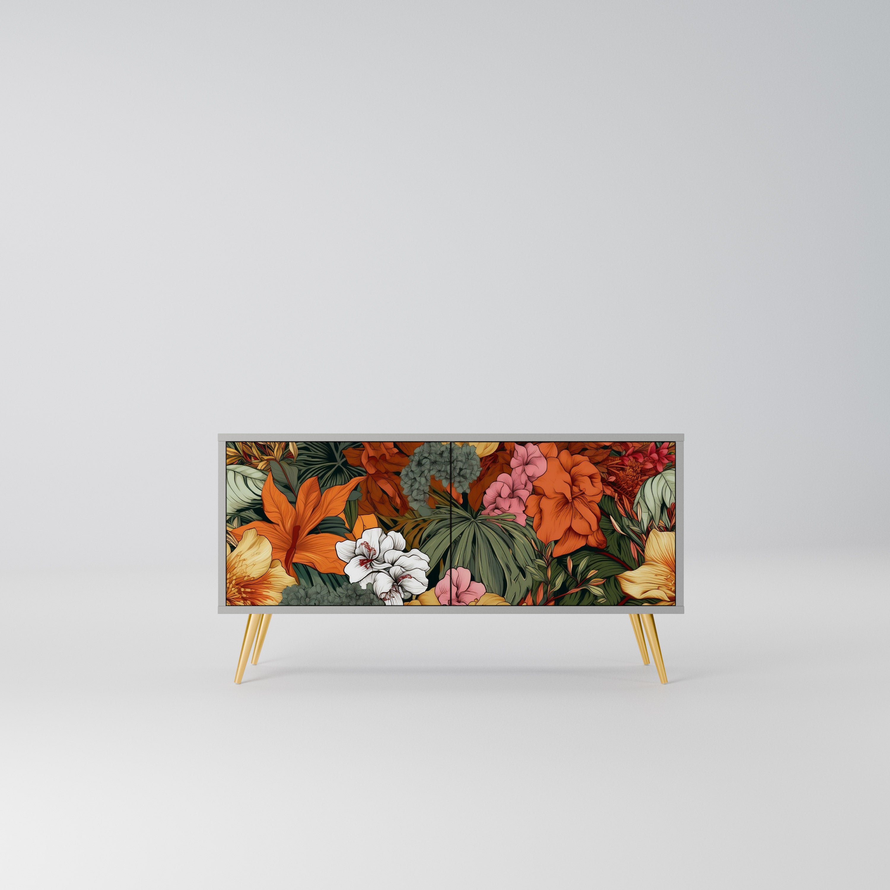 RADIANT FLORA Kompaktowa szafka RTV 2-drzwiowa