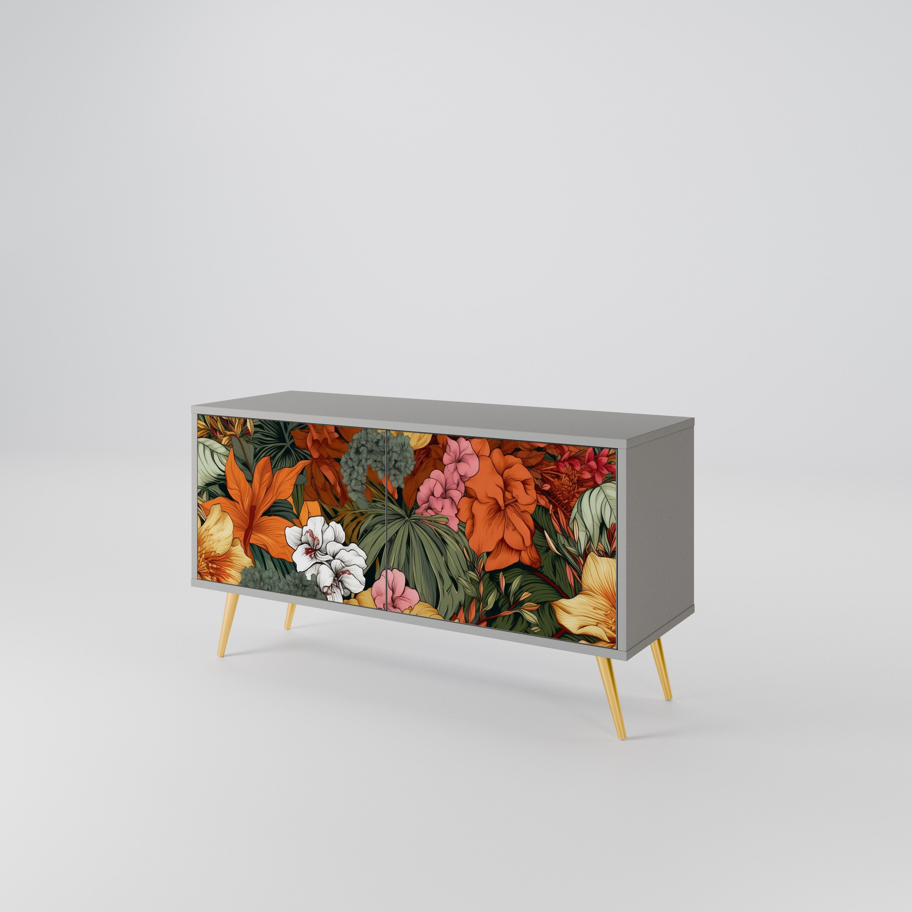 RADIANT FLORA Kompaktowa szafka RTV 2-drzwiowa