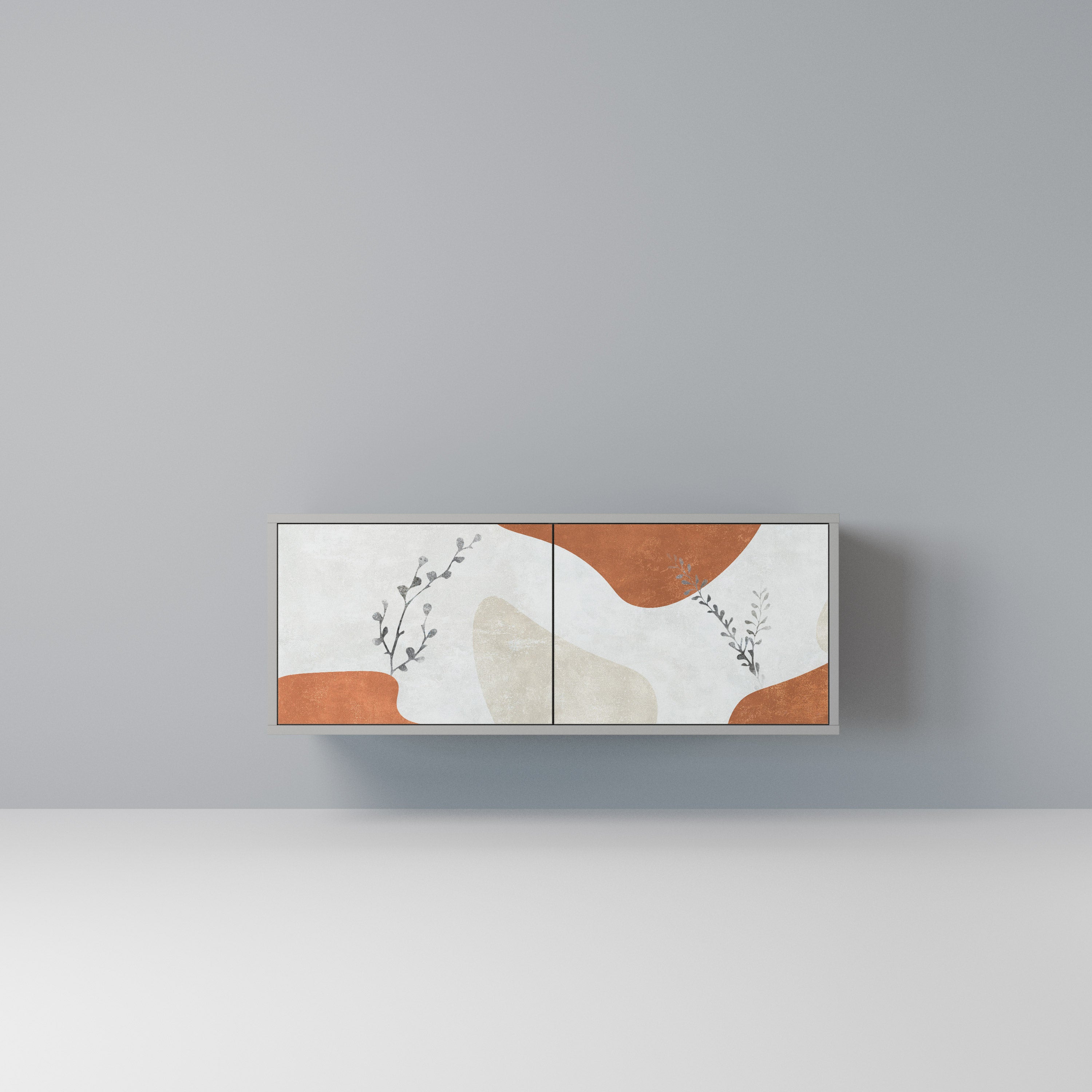 TRANQUIL TWIG Kompaktowa szafka RTV 2-drzwiowa