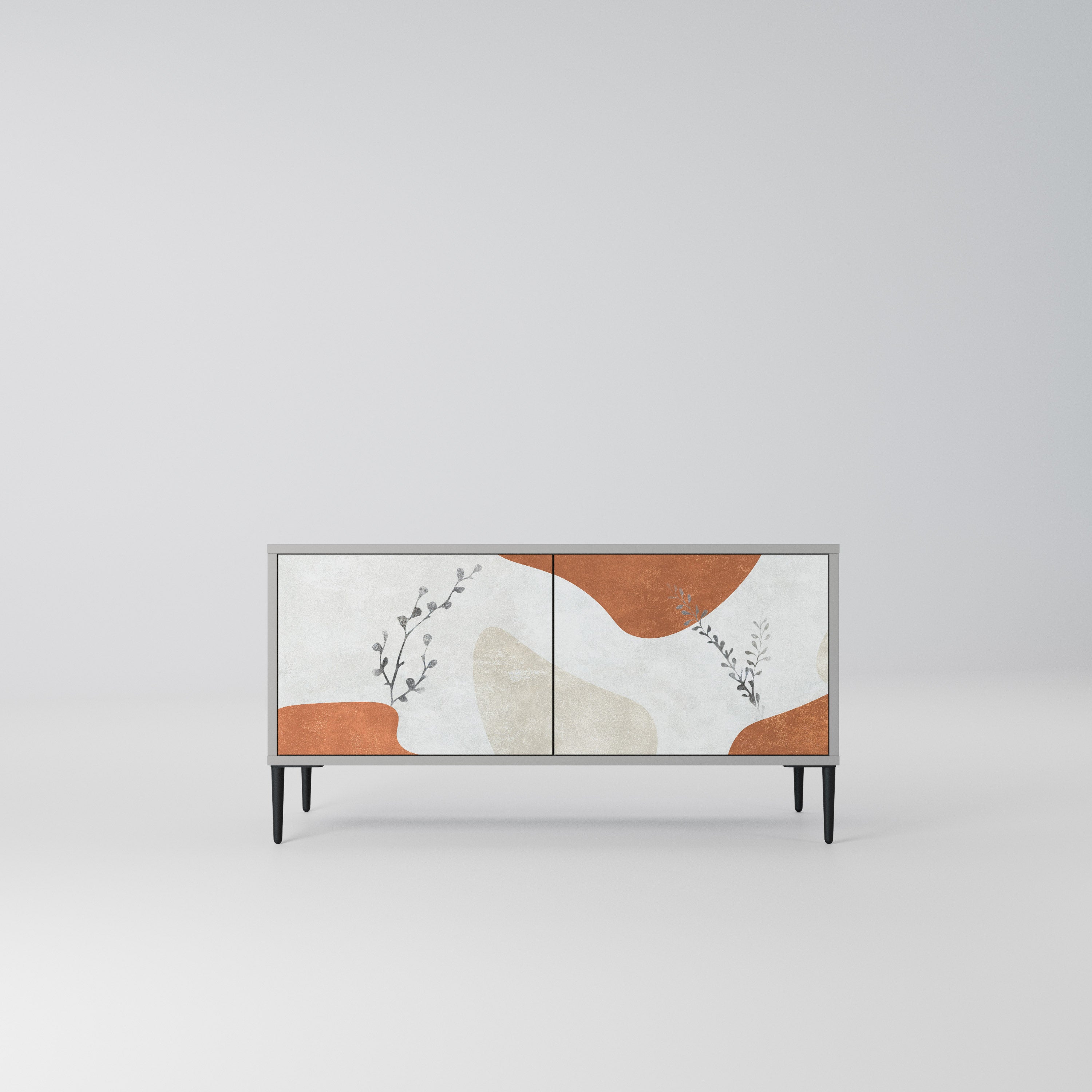 TRANQUIL TWIG Kompaktowa szafka RTV 2-drzwiowa