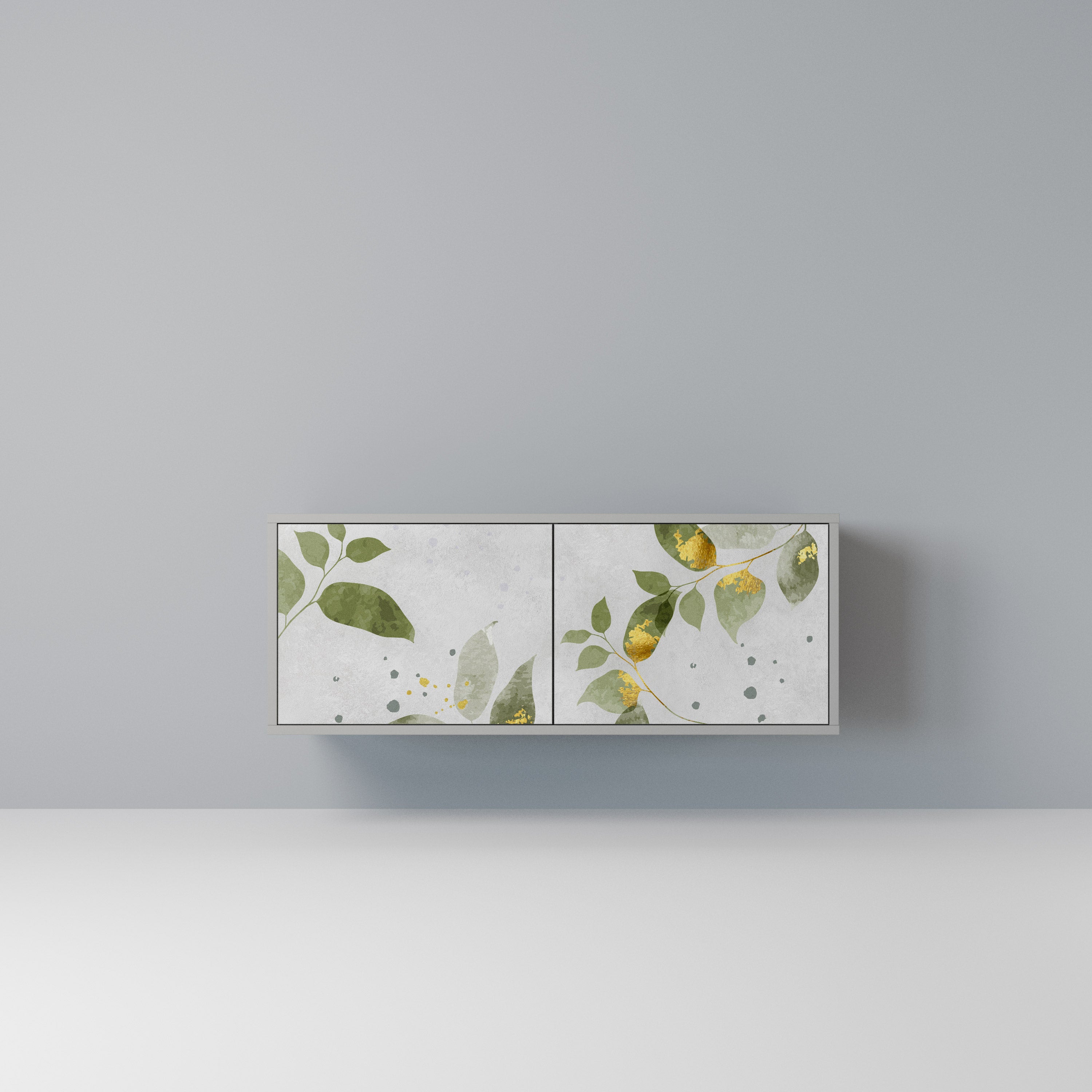 ELEGANT BOTANICS Kompaktowa szafka RTV 2-drzwiowa
