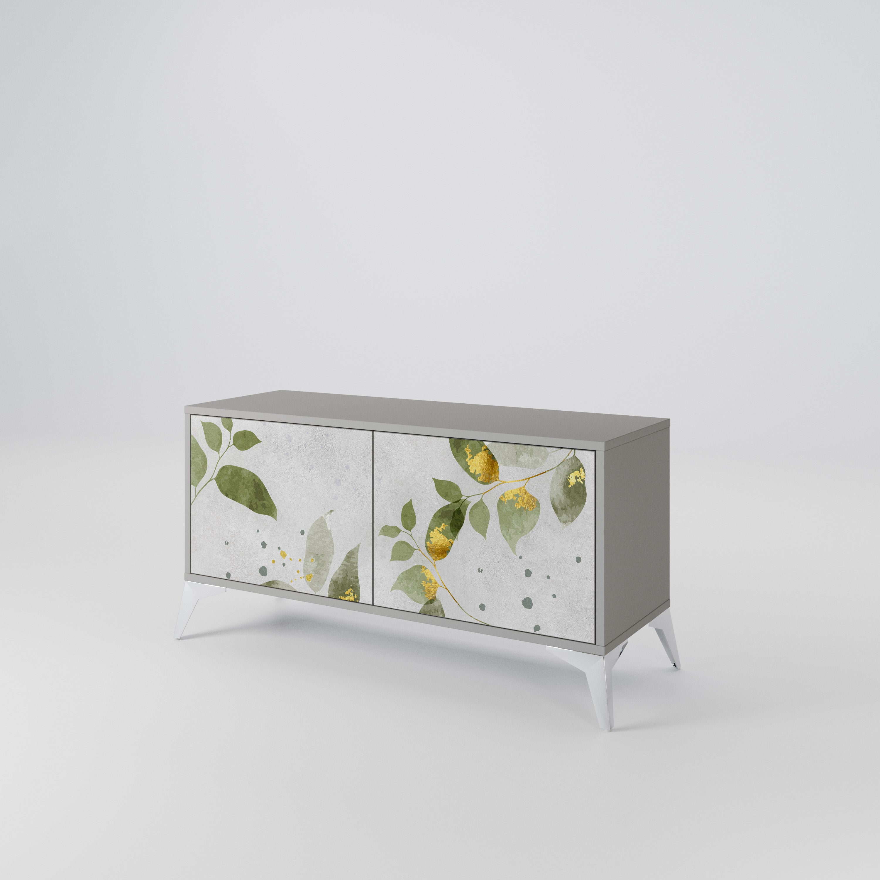 ELEGANT BOTANICS Kompaktowa szafka RTV 2-drzwiowa