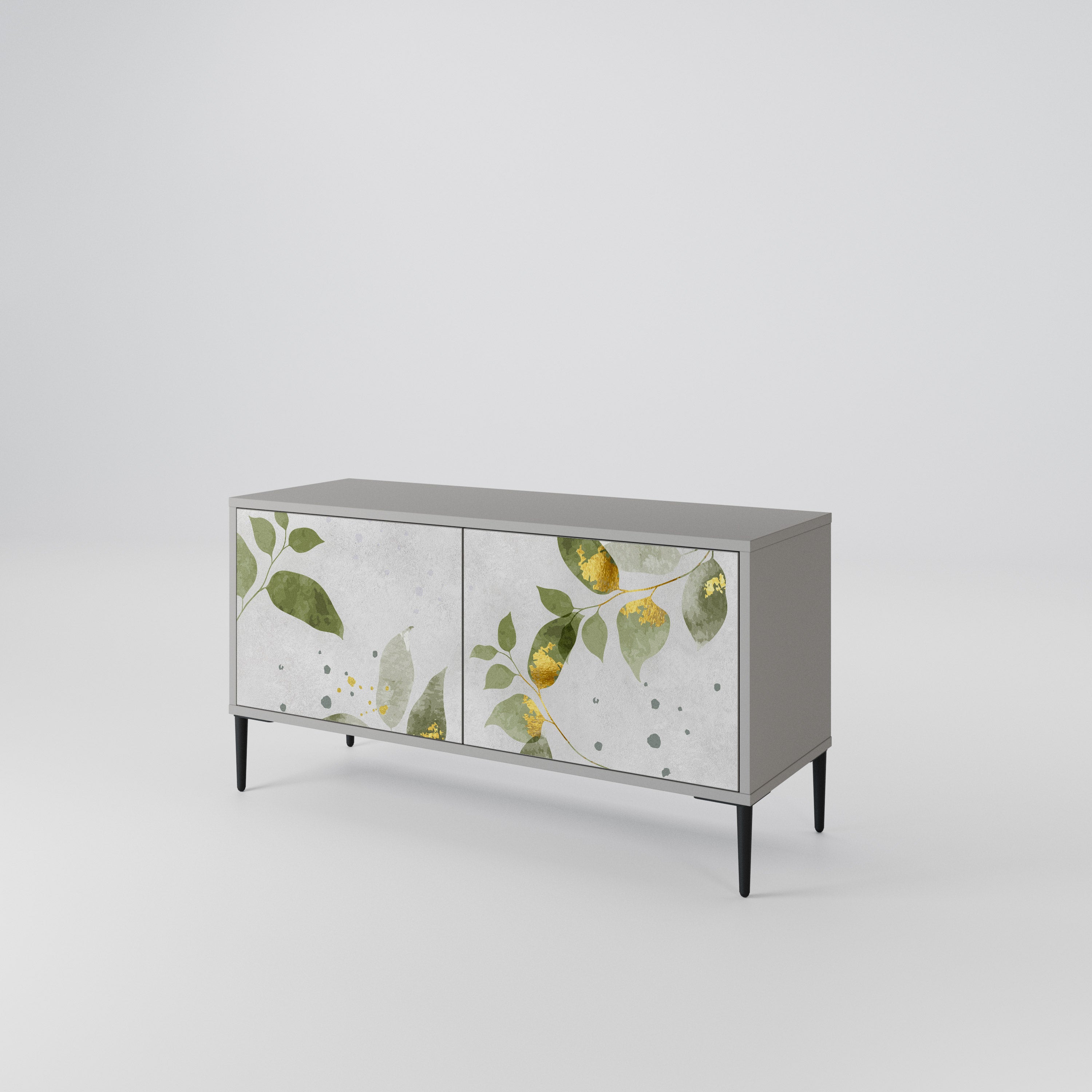 ELEGANT BOTANICS Kompaktowa szafka RTV 2-drzwiowa