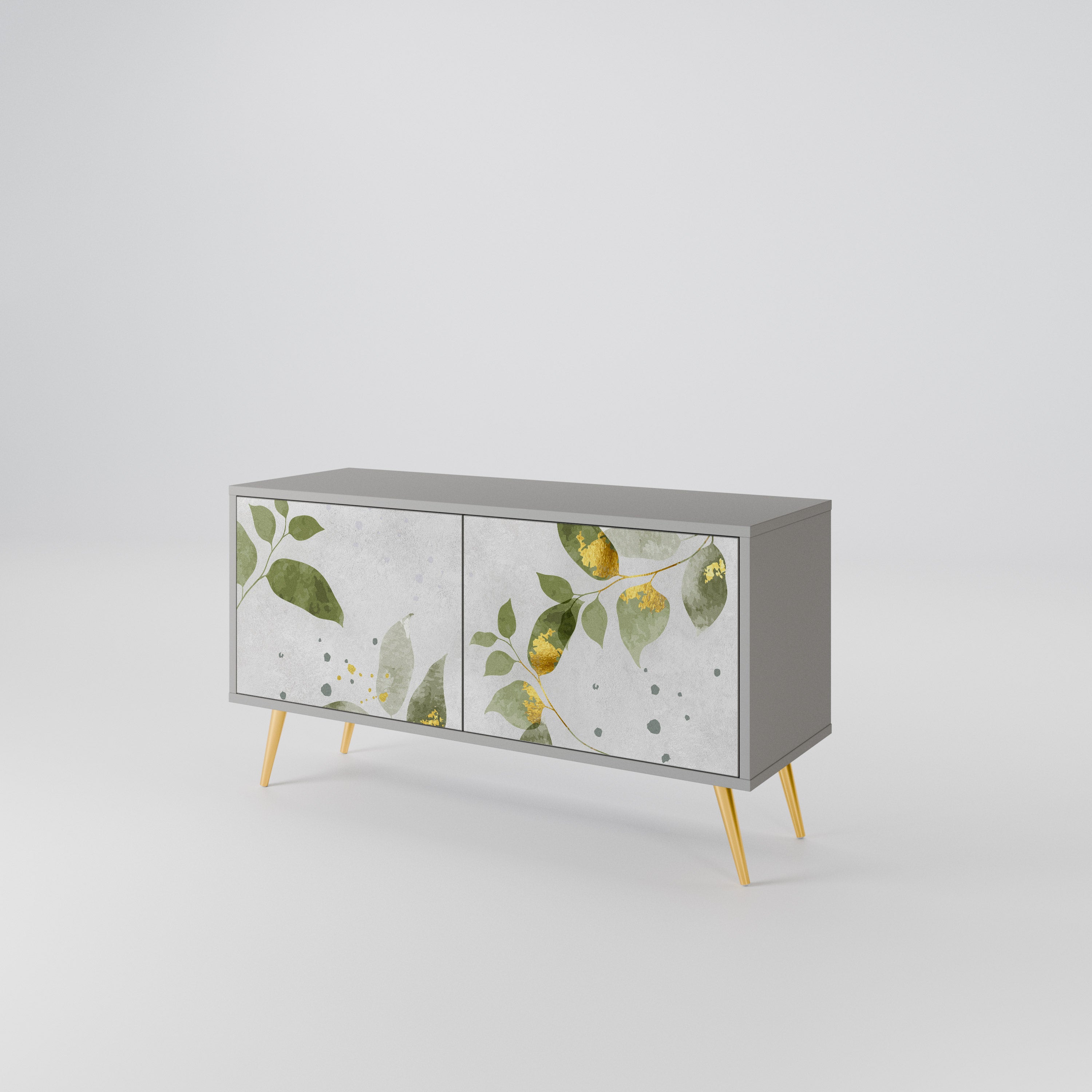 ELEGANT BOTANICS Kompaktowa szafka RTV 2-drzwiowa
