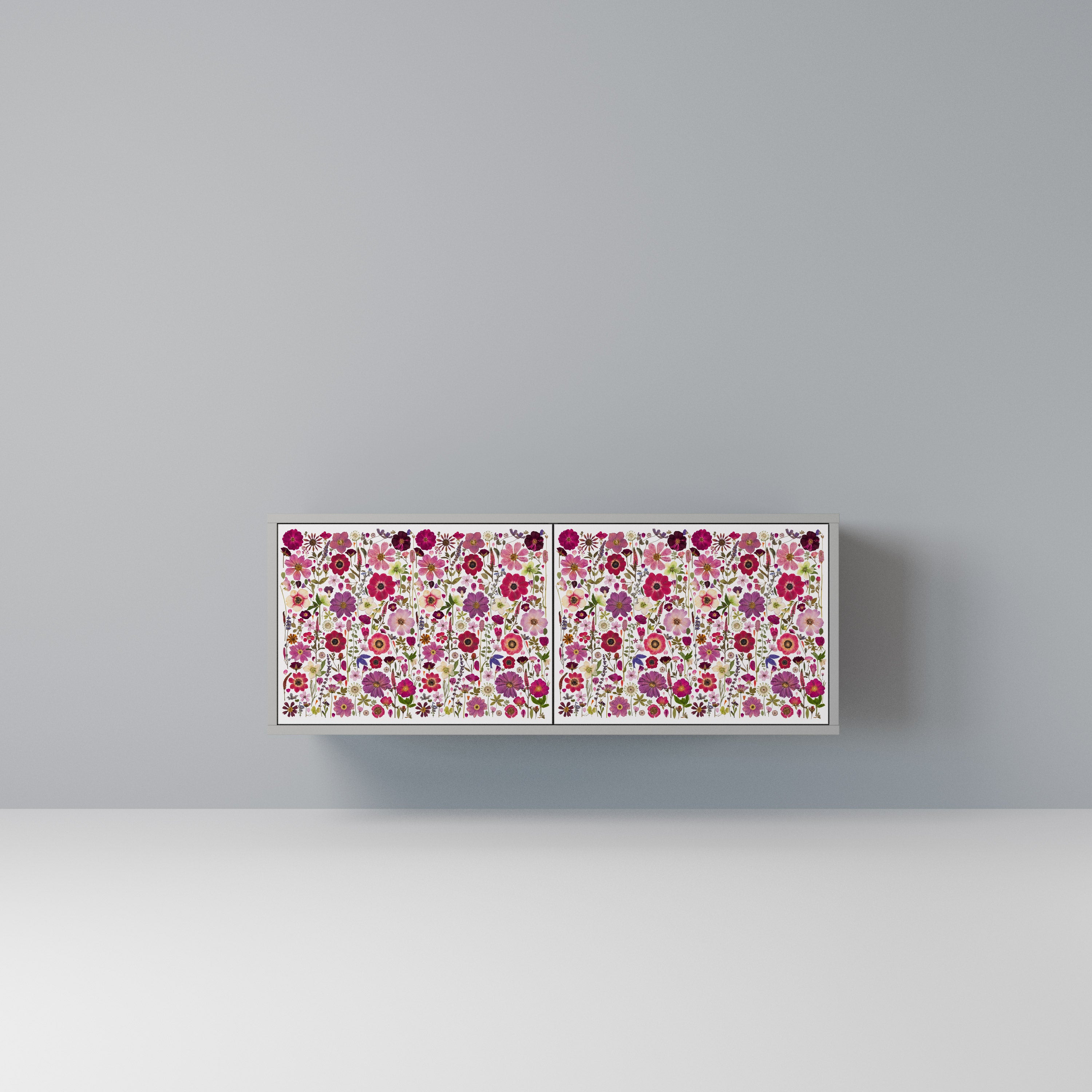 PETAL GARDEN Kompaktowa szafka RTV 2-drzwiowa