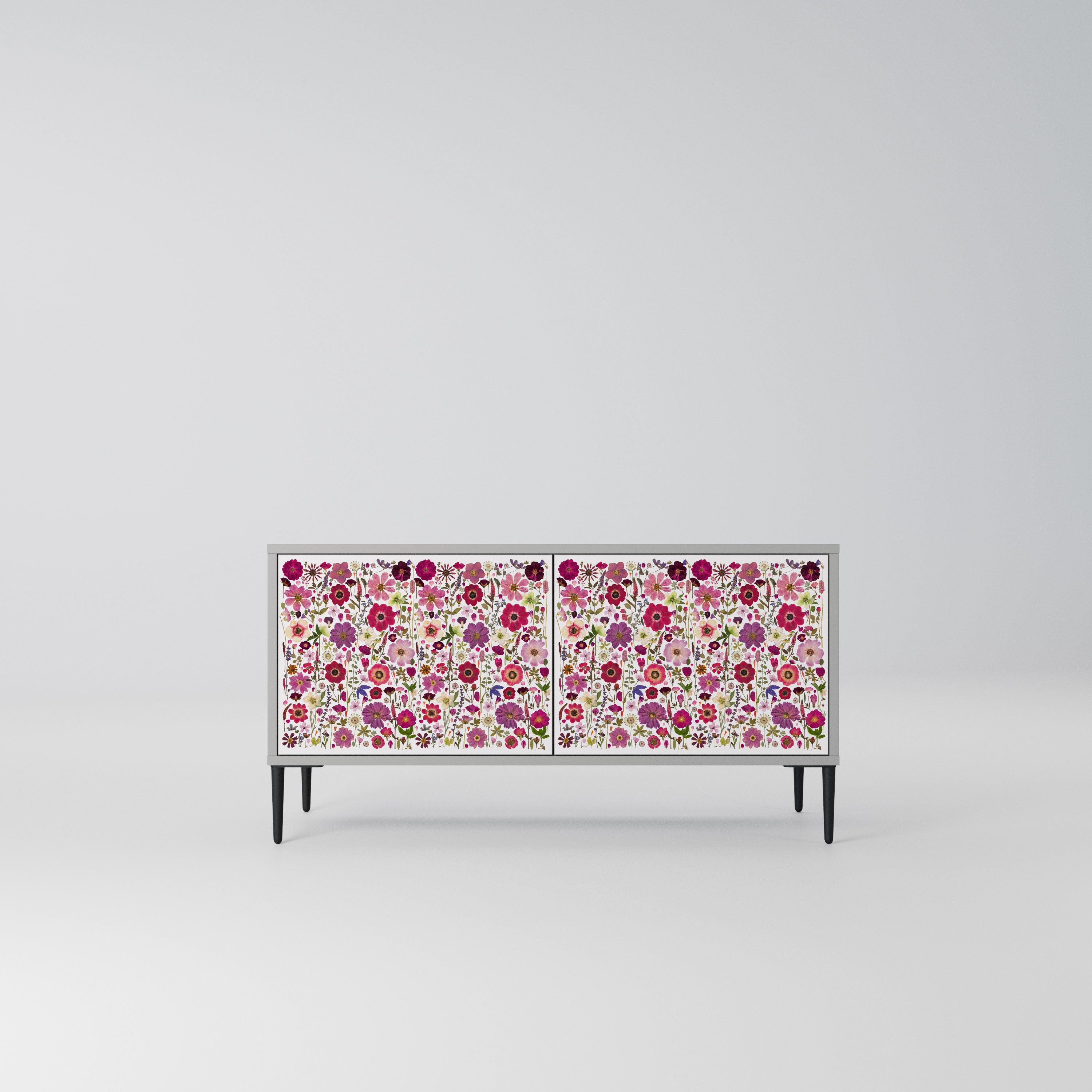 PETAL GARDEN Kompaktowa szafka RTV 2-drzwiowa