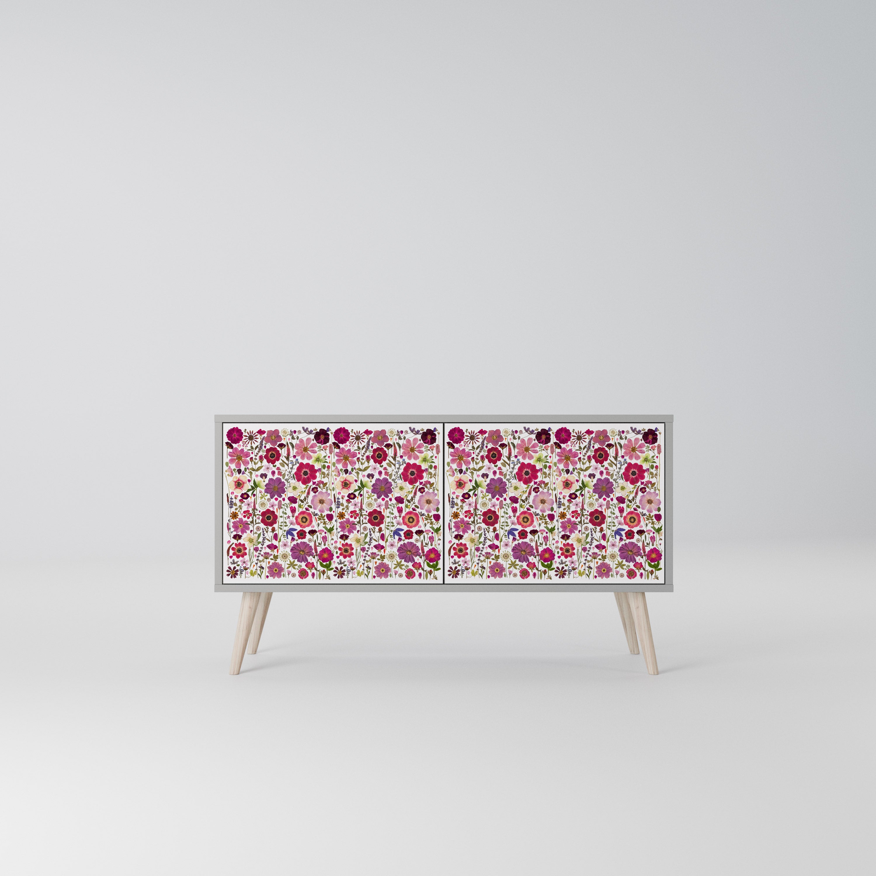 PETAL GARDEN Kompaktowa szafka RTV 2-drzwiowa