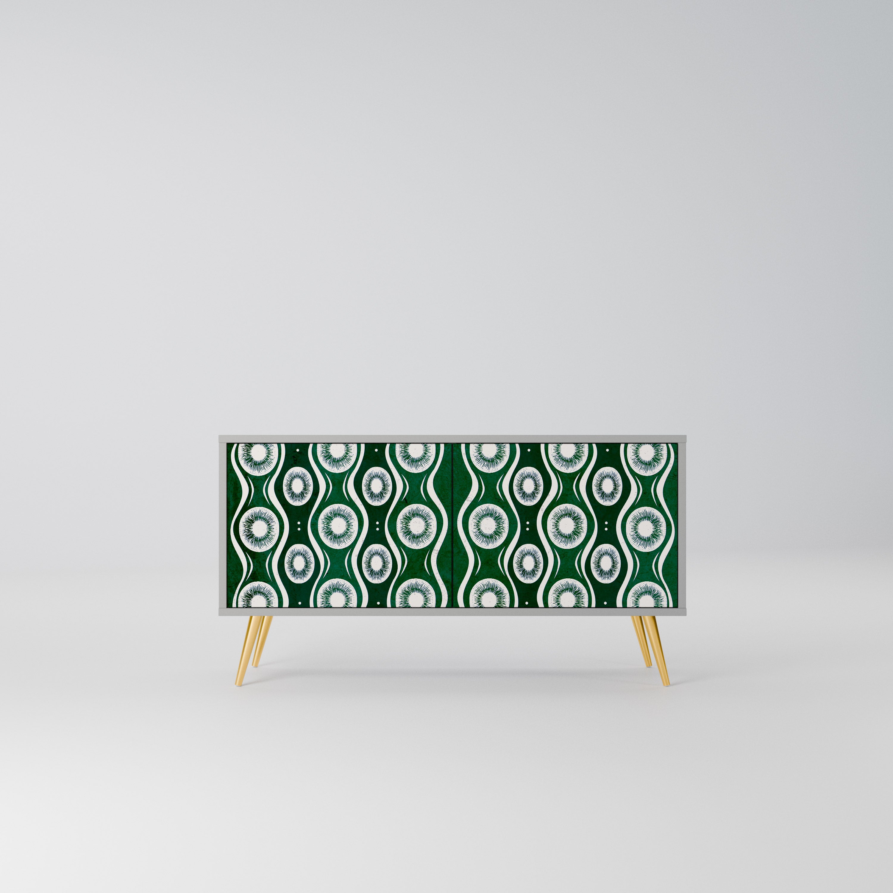 GREEN EYES Kompaktowa szafka RTV 2-drzwiowa