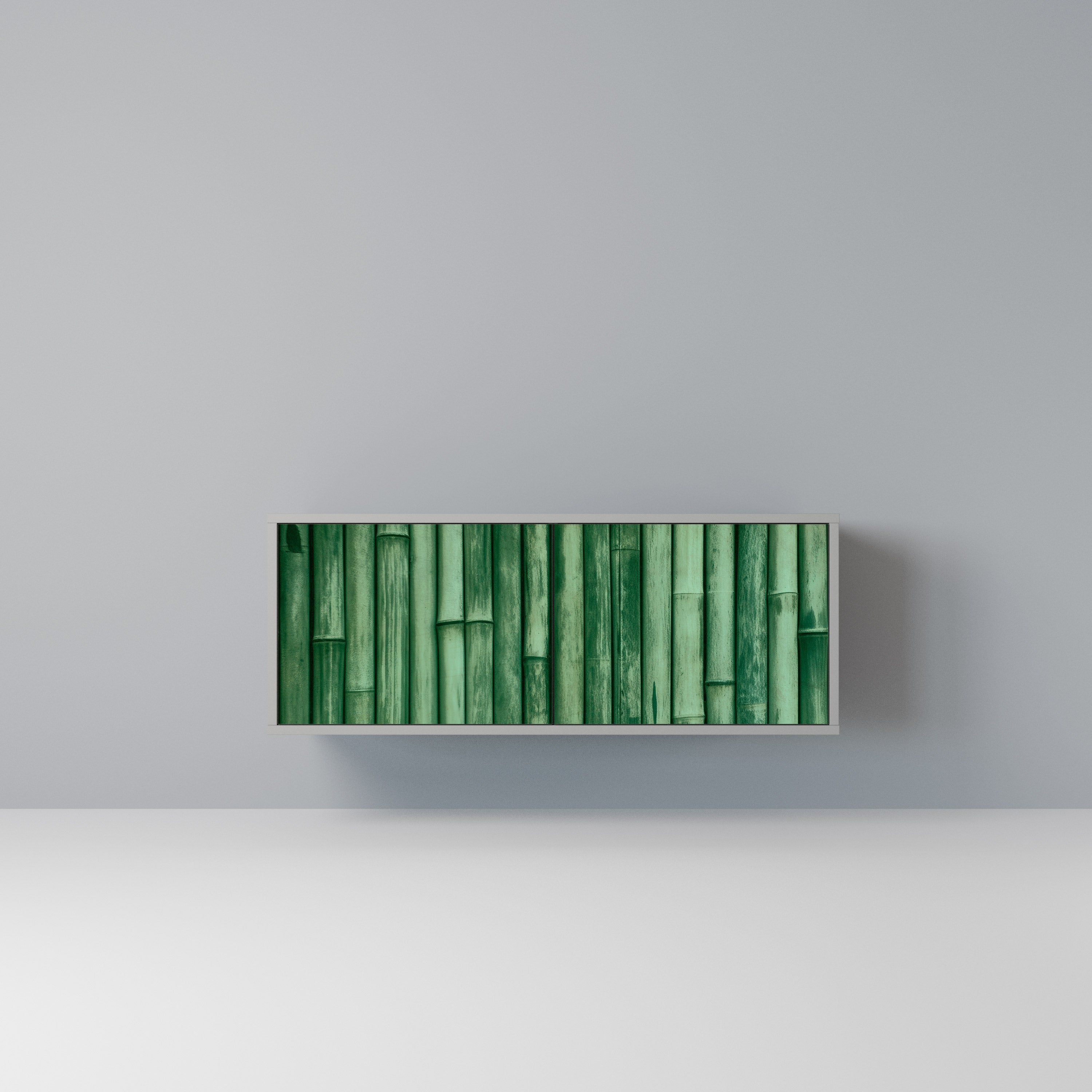NATURAL GREEN Kompaktowa szafka RTV 2-drzwiowa