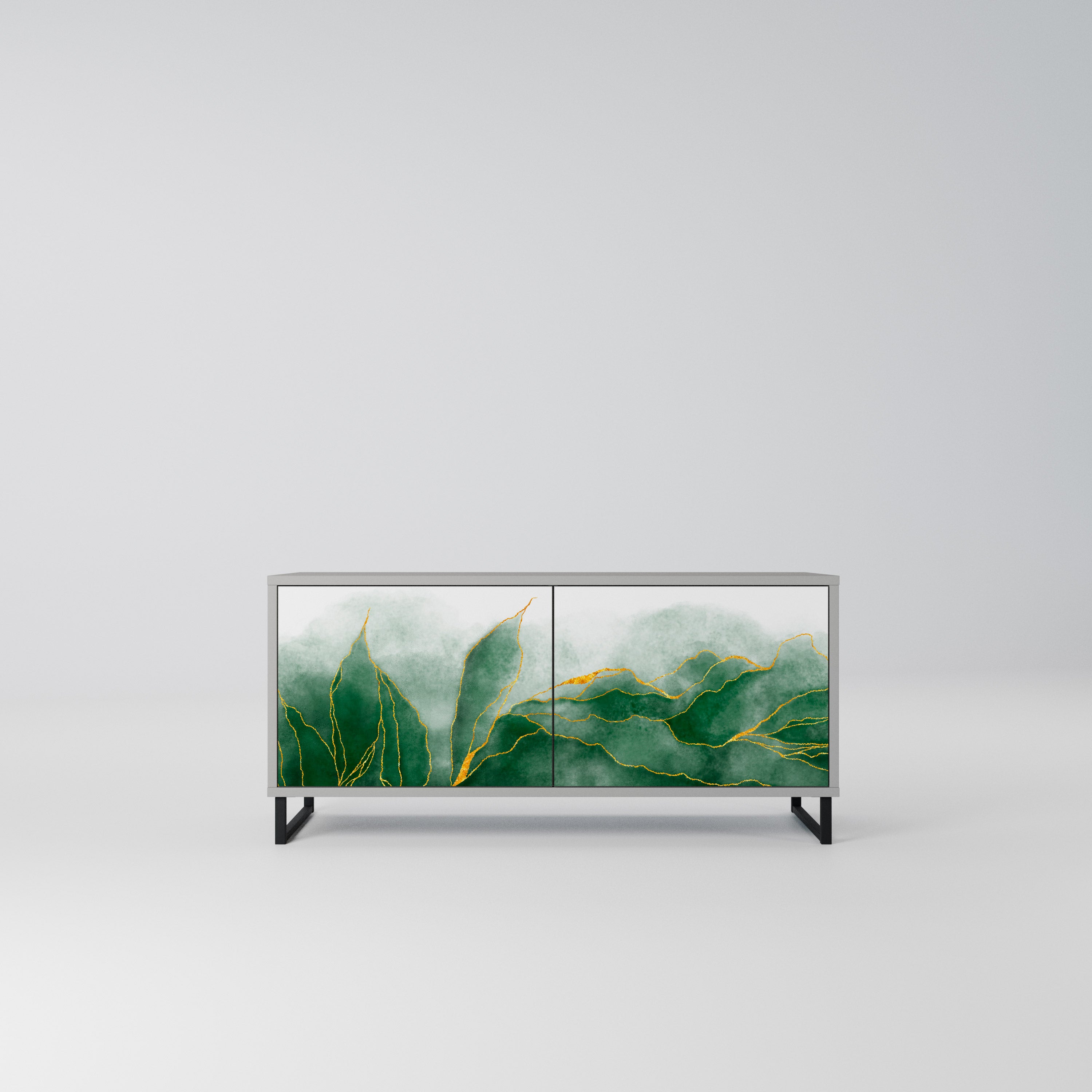 EXPENSIVE NATURE Kompaktowa szafka RTV 2-drzwiowa
