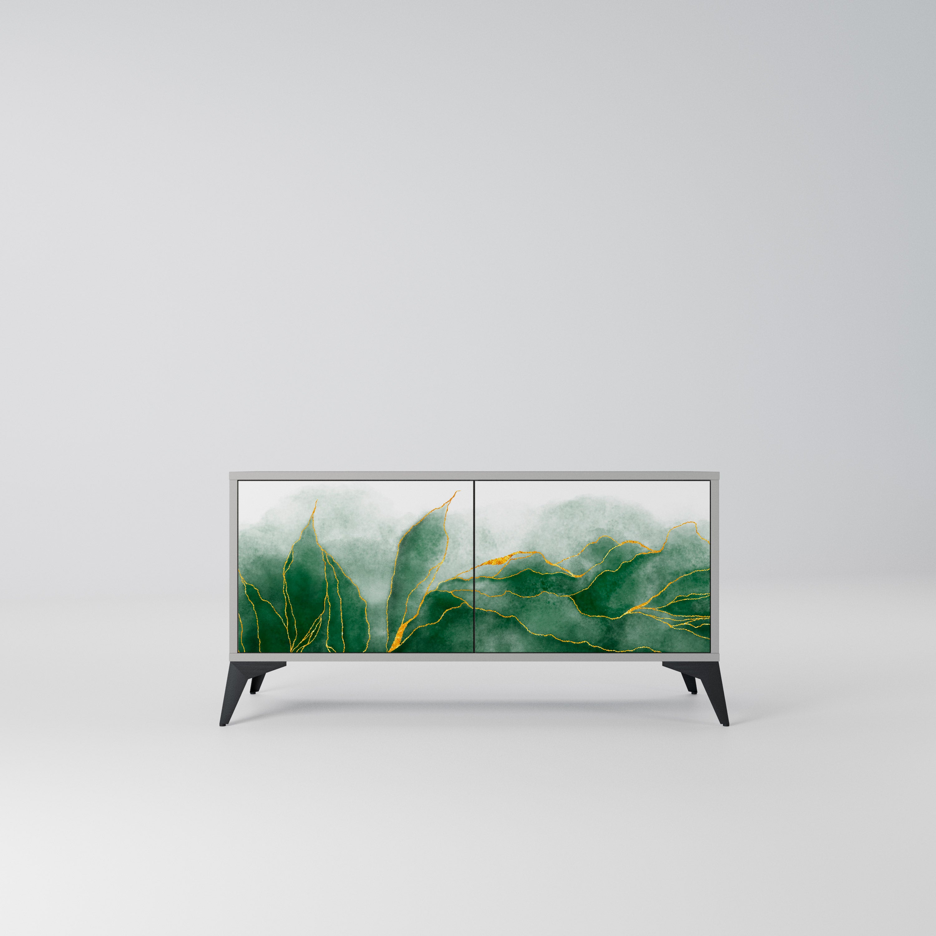 EXPENSIVE NATURE Kompaktowa szafka RTV 2-drzwiowa