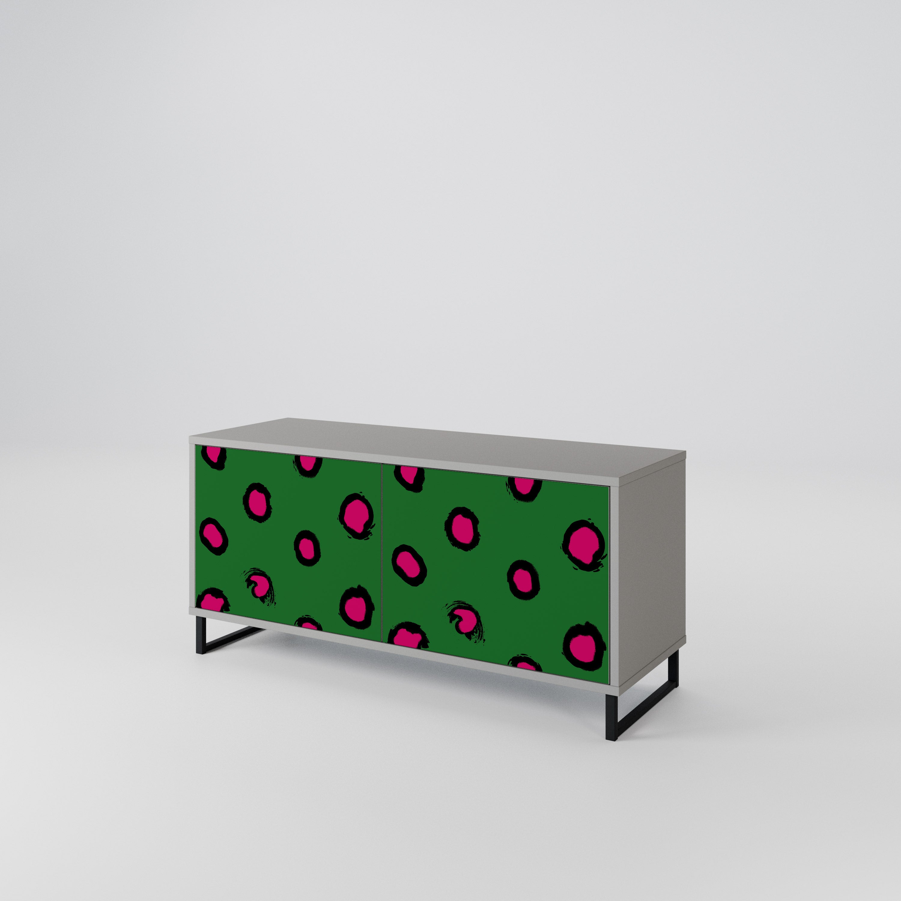 FUNKY SPOTS Kompaktowa szafka RTV 2-drzwiowa