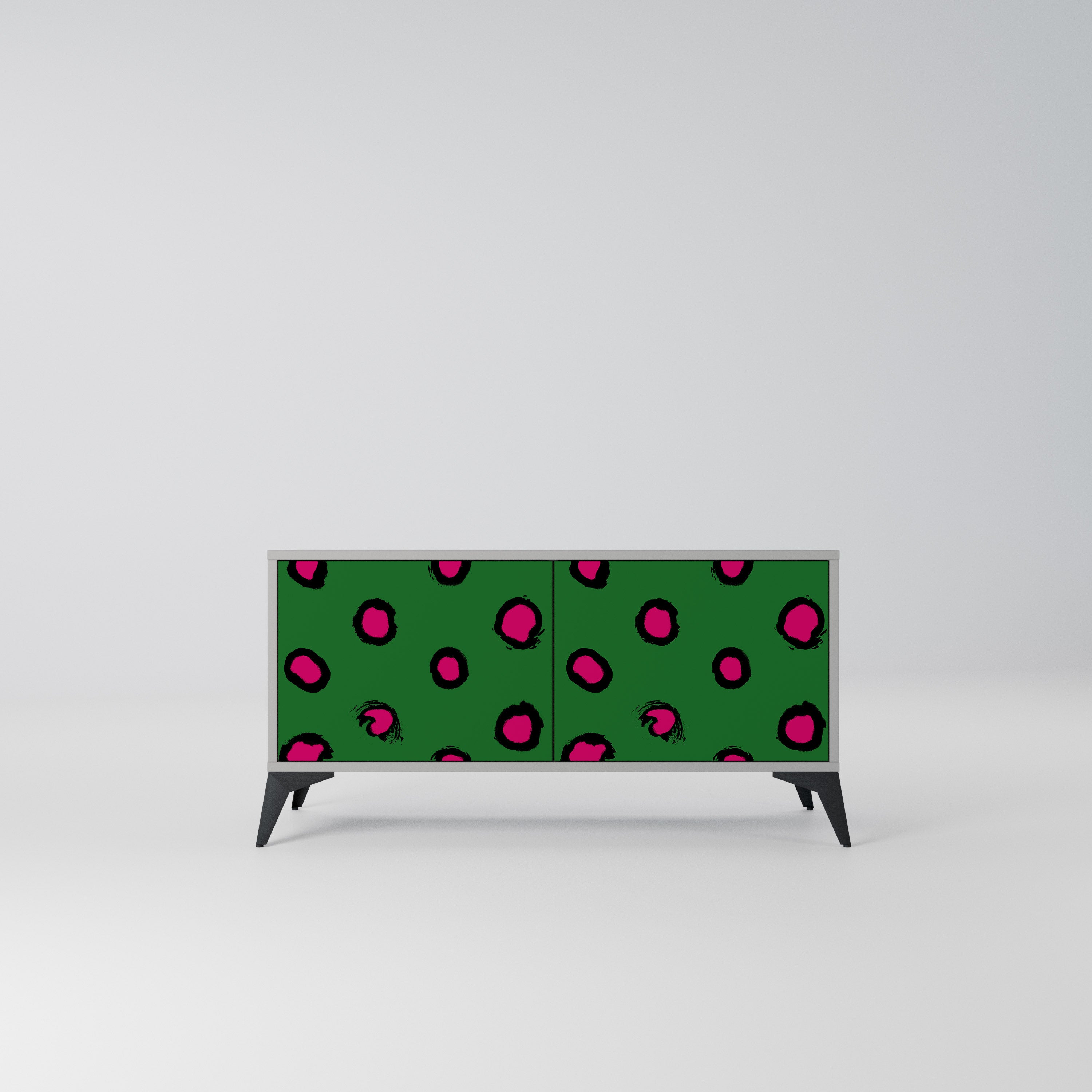 FUNKY SPOTS Kompaktowa szafka RTV 2-drzwiowa