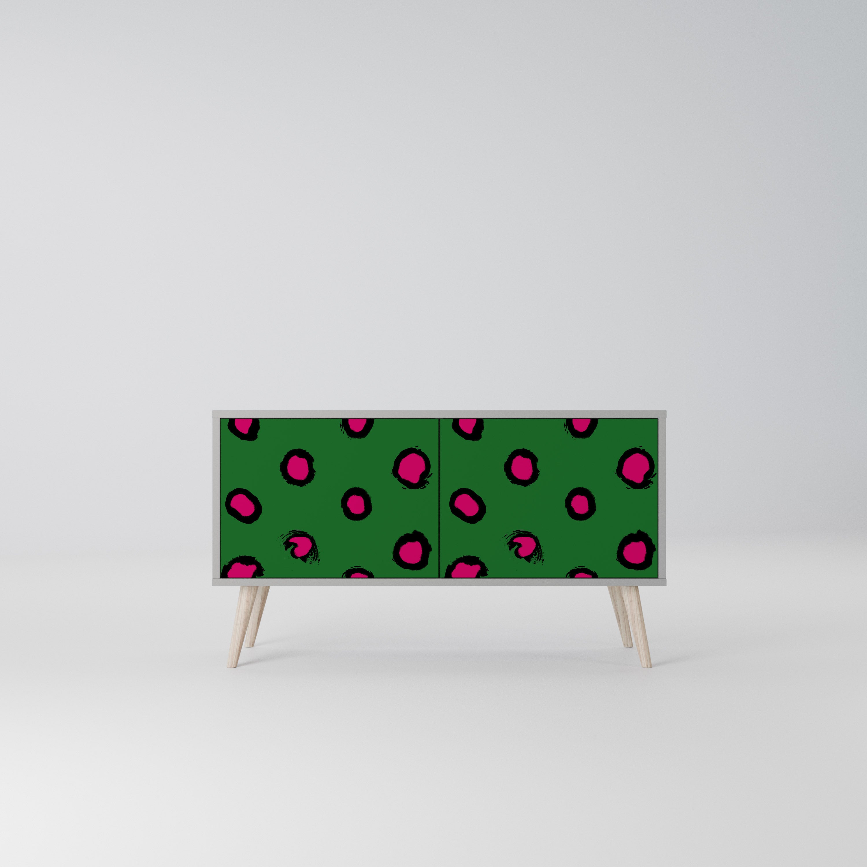 FUNKY SPOTS Kompaktowa szafka RTV 2-drzwiowa