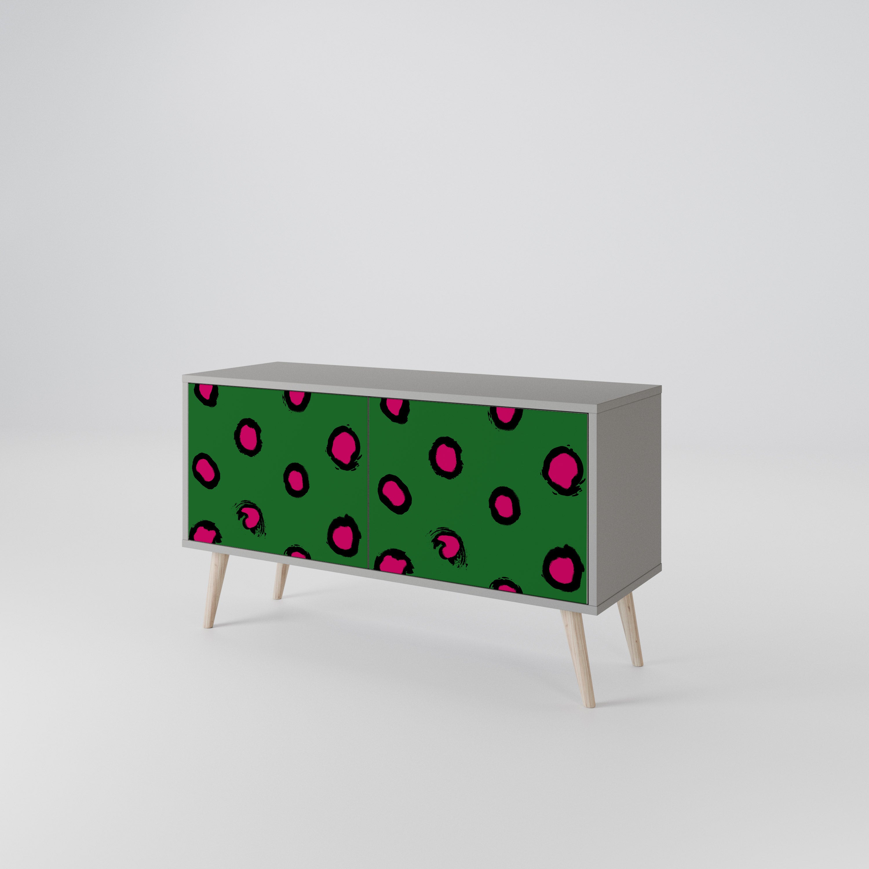 FUNKY SPOTS Kompaktowa szafka RTV 2-drzwiowa