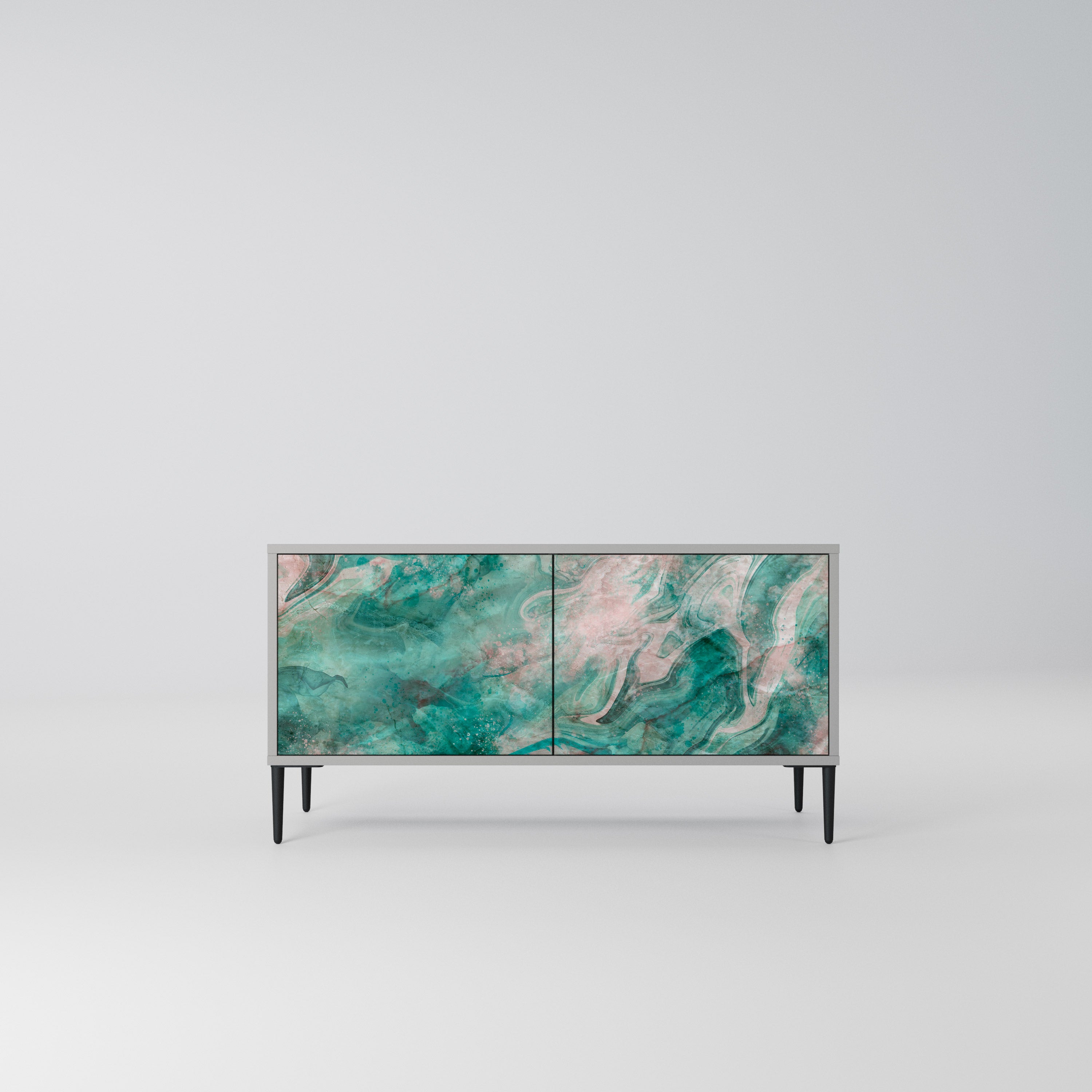 ABSTRACT ALCHEMY Kompaktowa szafka RTV 2-drzwiowa