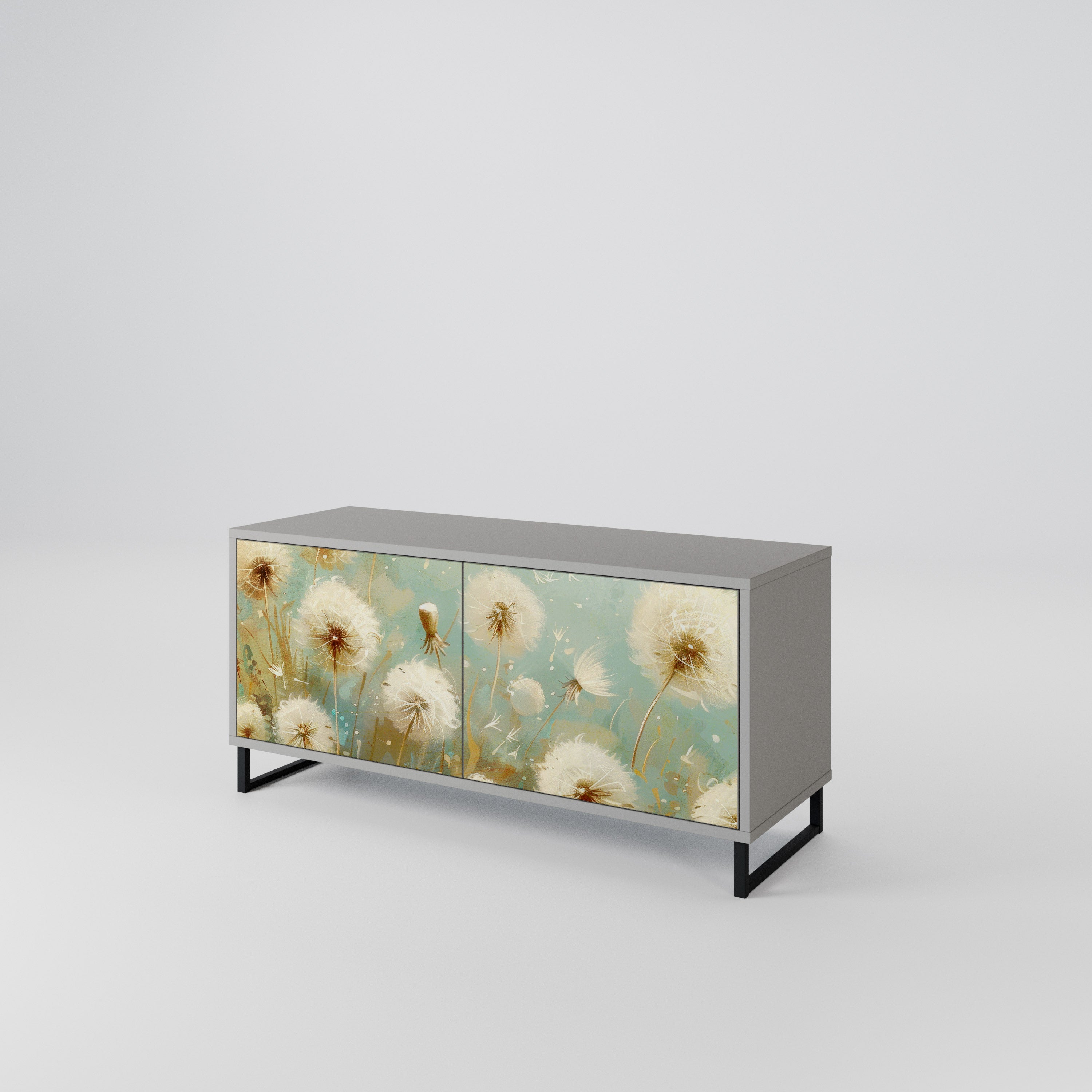 DREAMY MEADOW Kompaktowa szafka RTV 2-drzwiowa