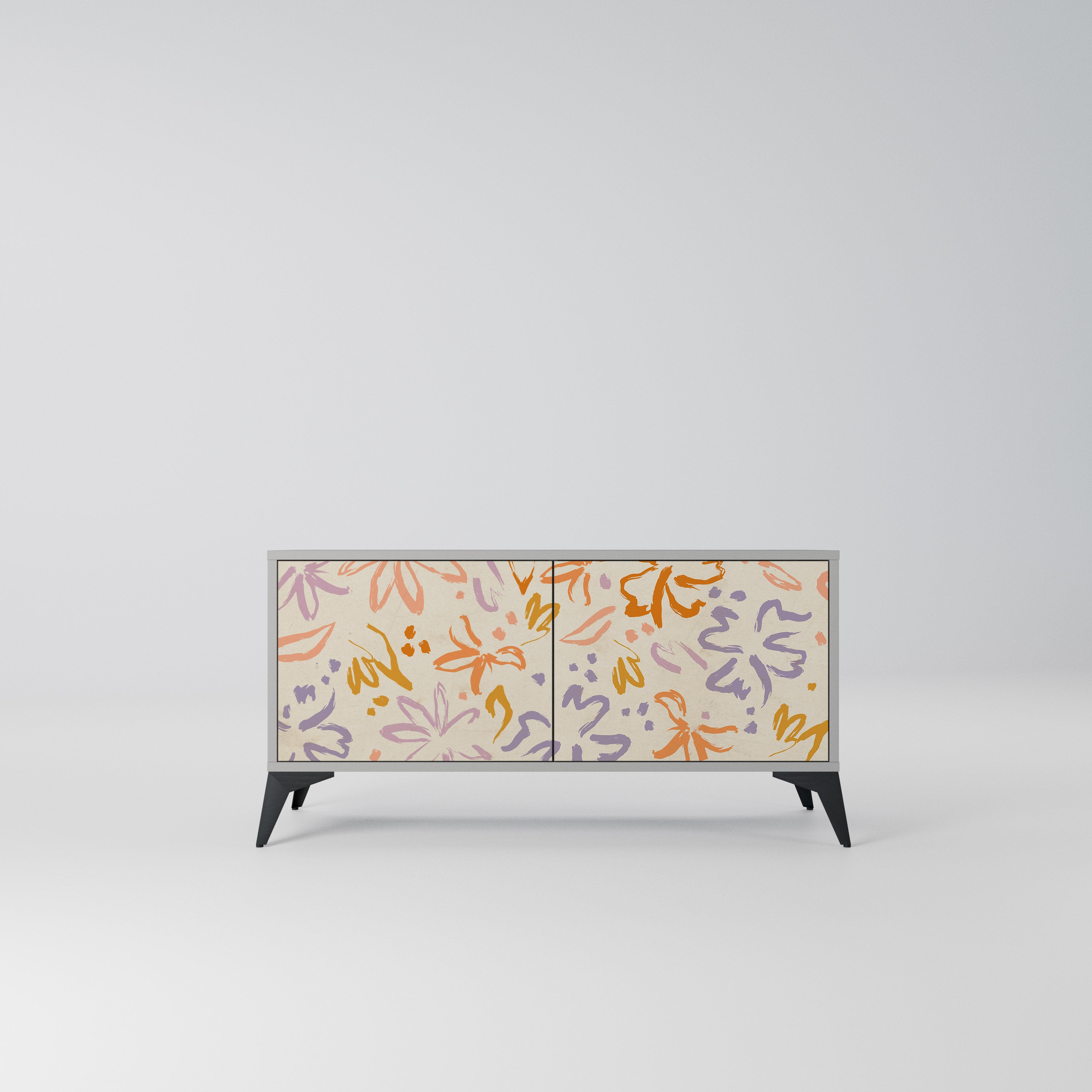 SPRING WHIMSY Kompaktowa szafka RTV 2-drzwiowa