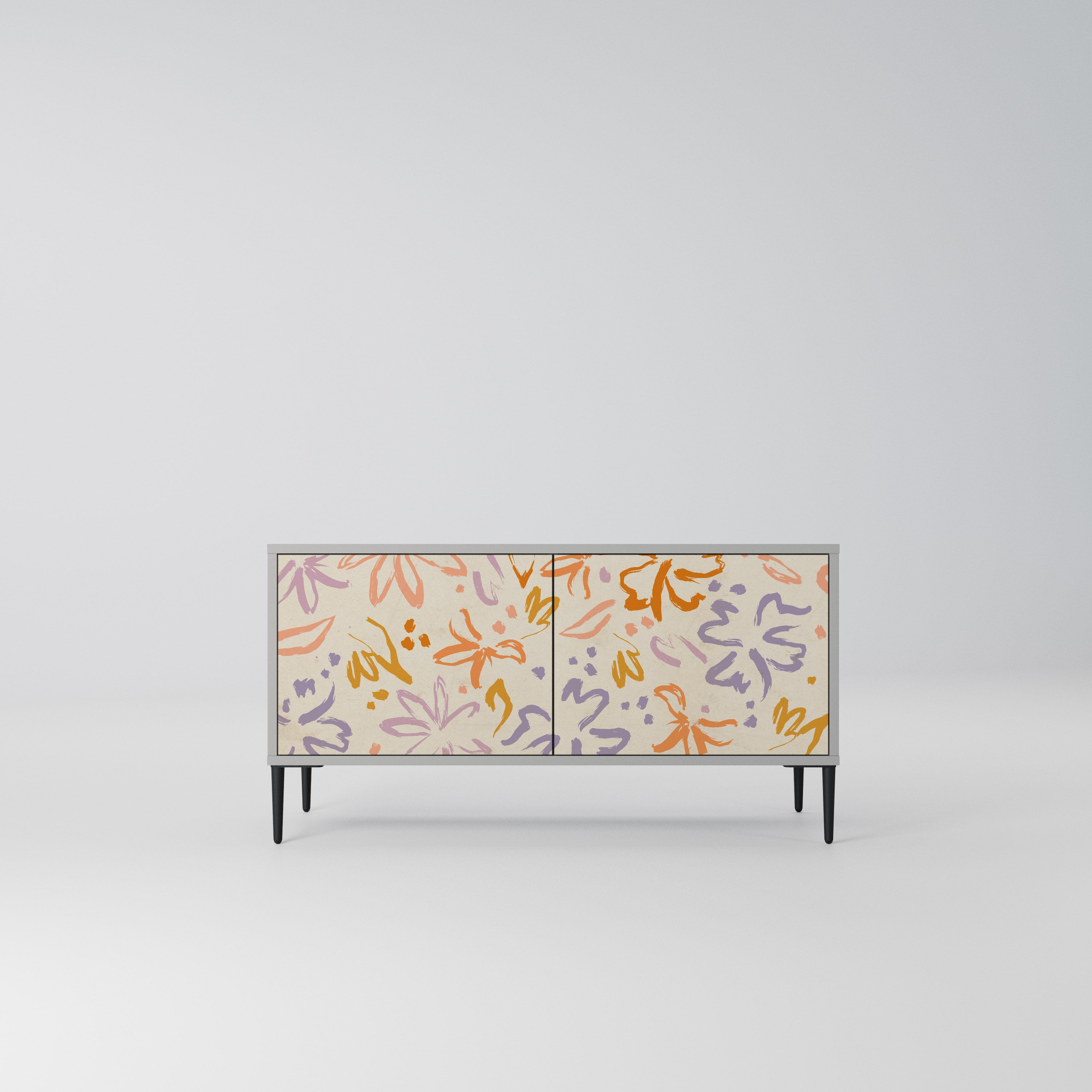 SPRING WHIMSY Kompaktowa szafka RTV 2-drzwiowa